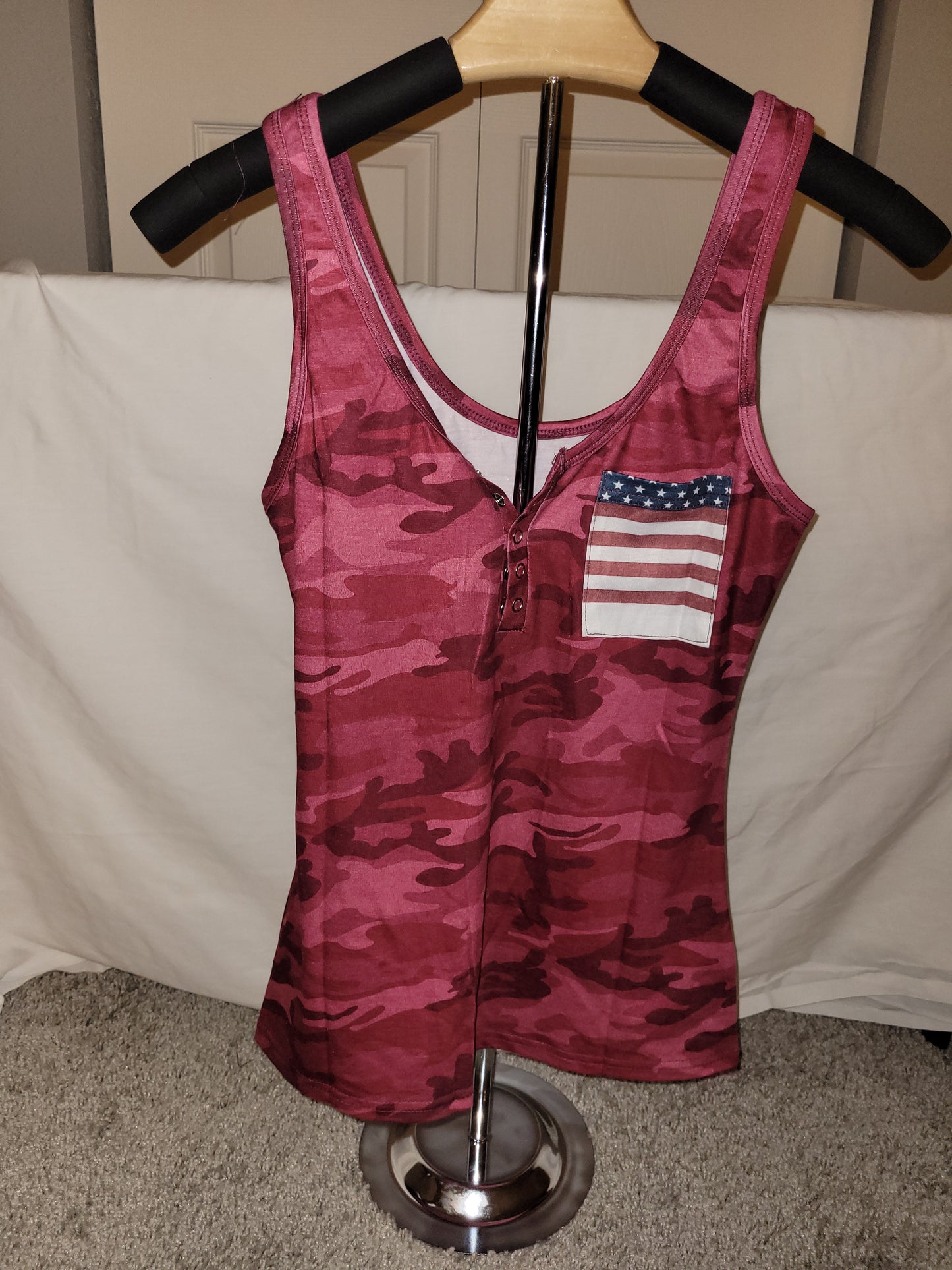 Unbranded Red Camo Tank Top - New