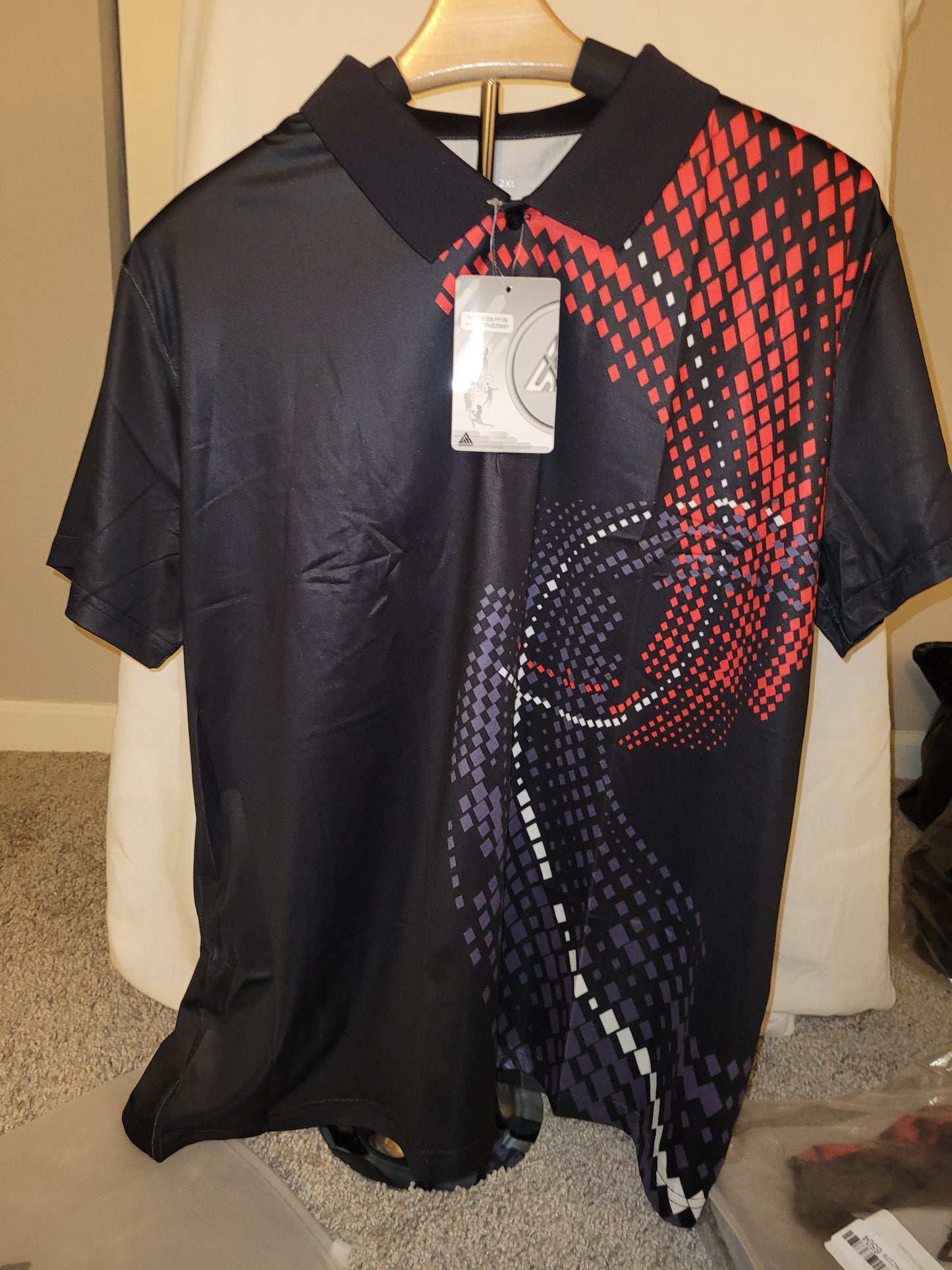 Black Little Ladies Golf Polo Shirt - Juniors 2xl -New