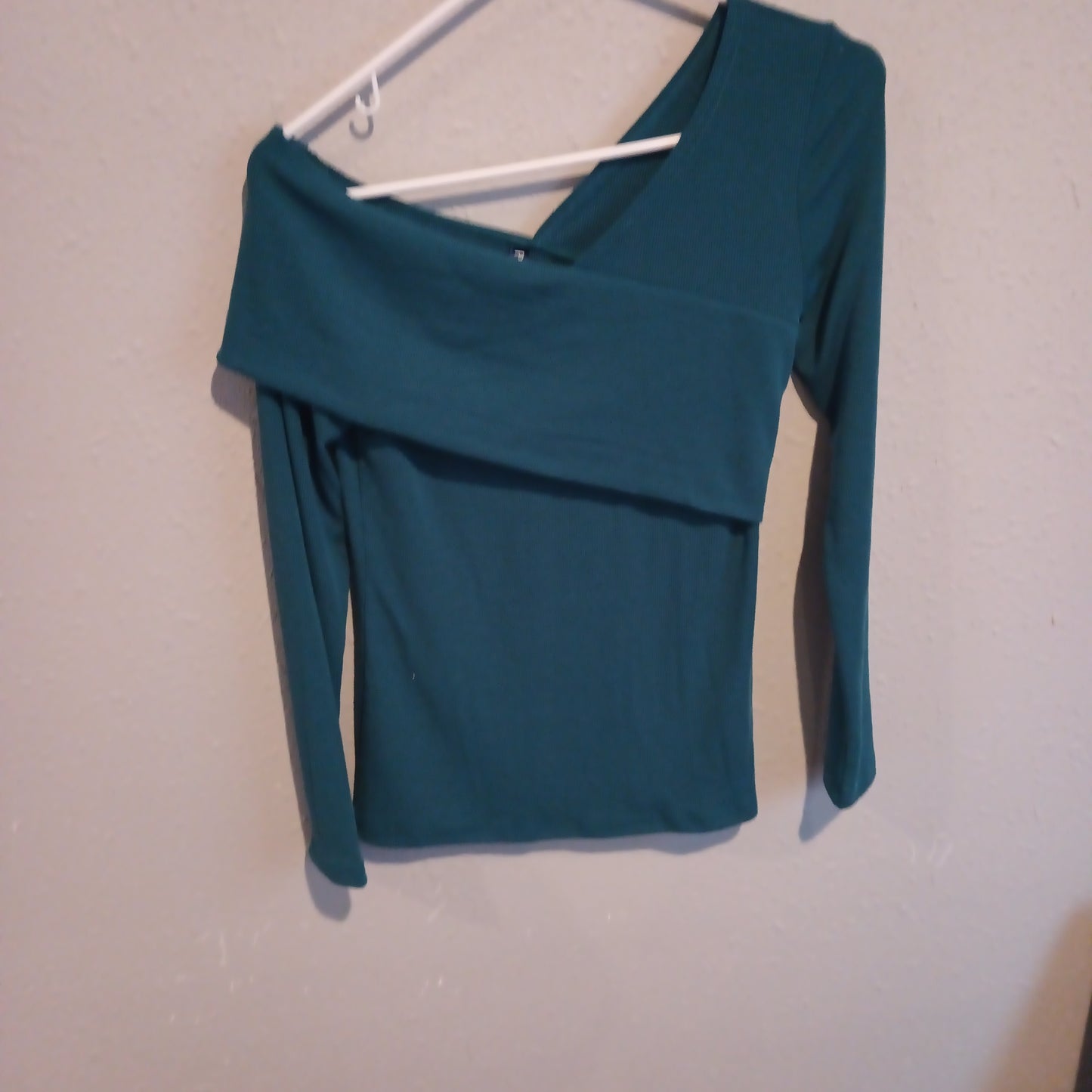 Pokwai Green V Neck Shirt