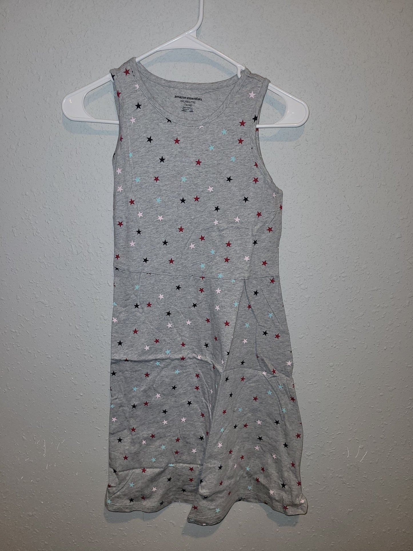 2 Pack Amazon Essentials Girls' Tank Dresses - New