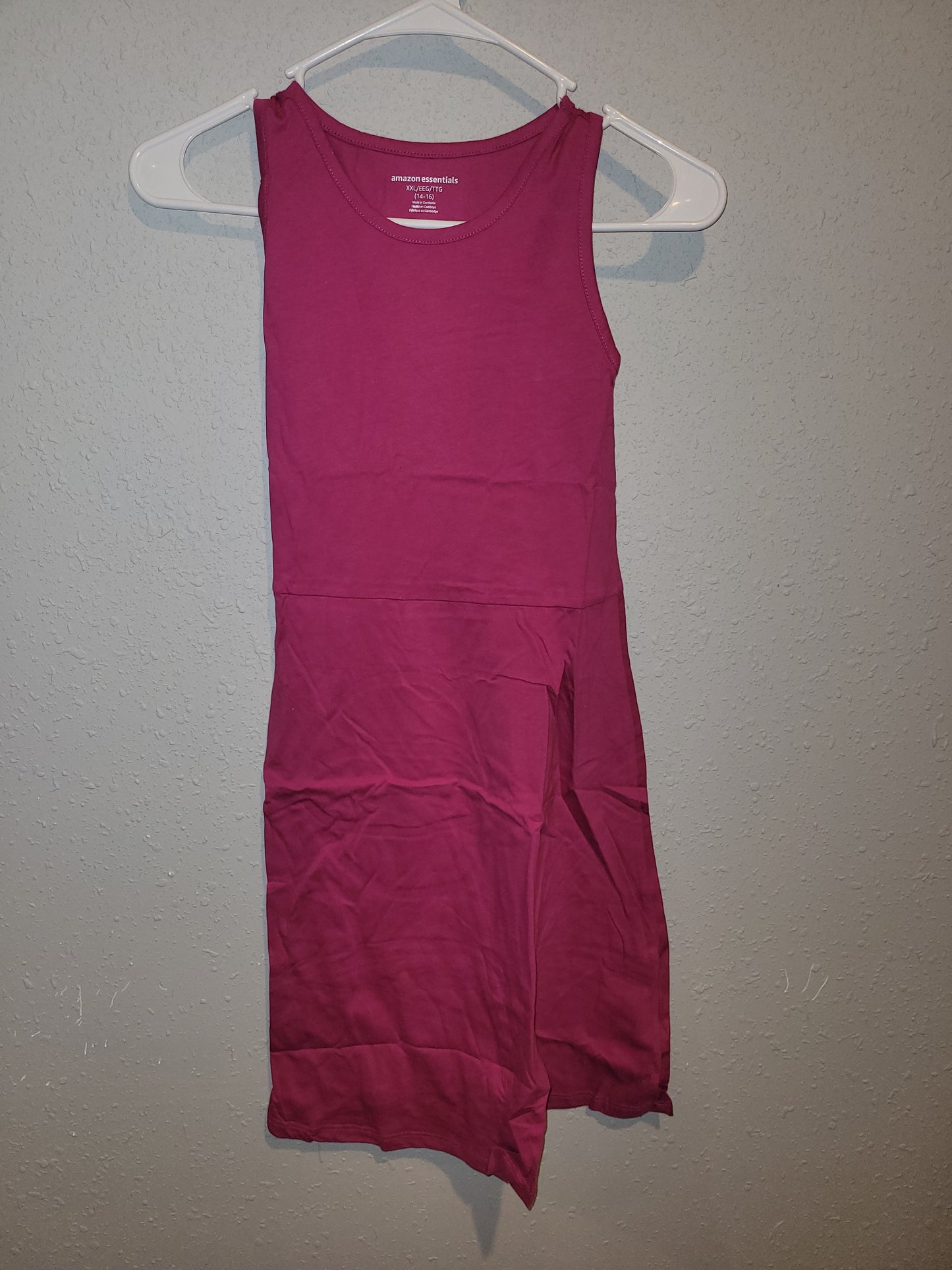 2 Pack Amazon Essentials Girls' Tank Dresses - New