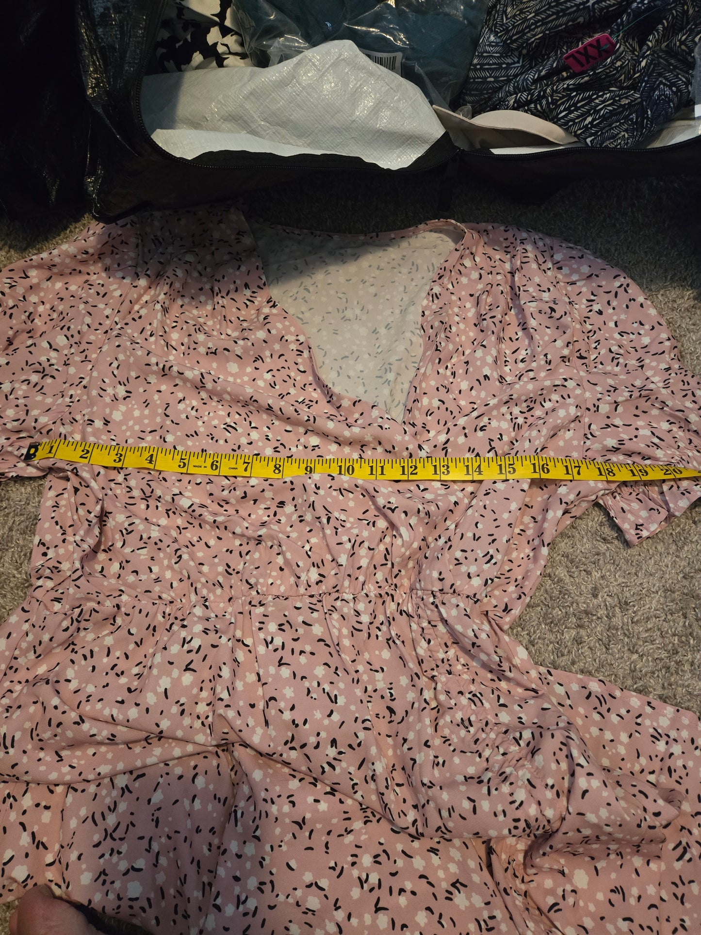 Womens' Pink Print Dress - New