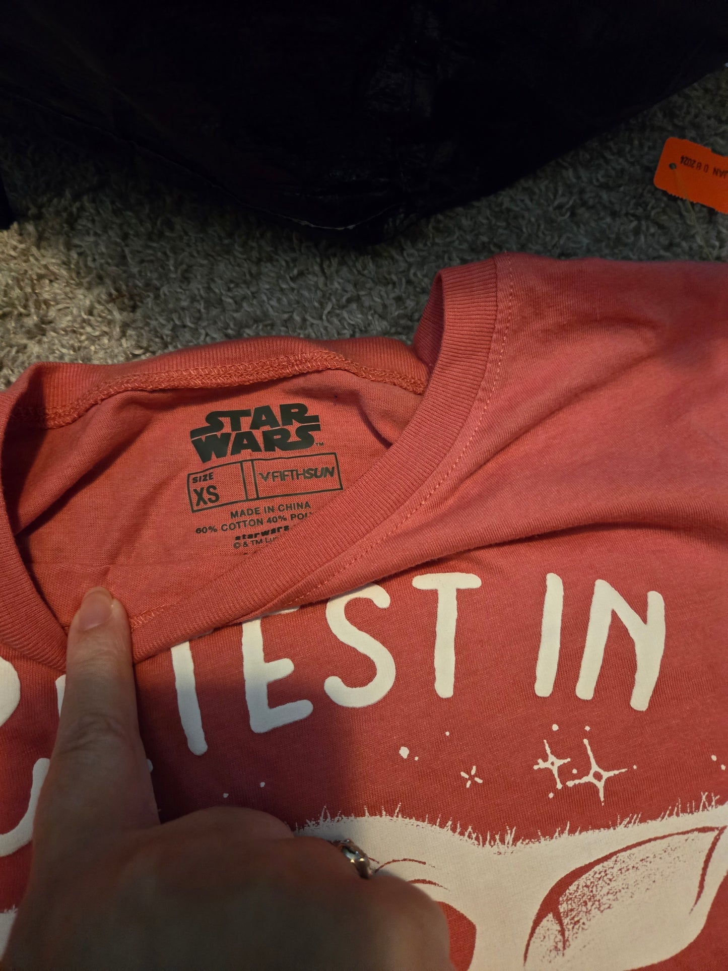 Star Wars Pink Graphic Tshirt - Gently Used