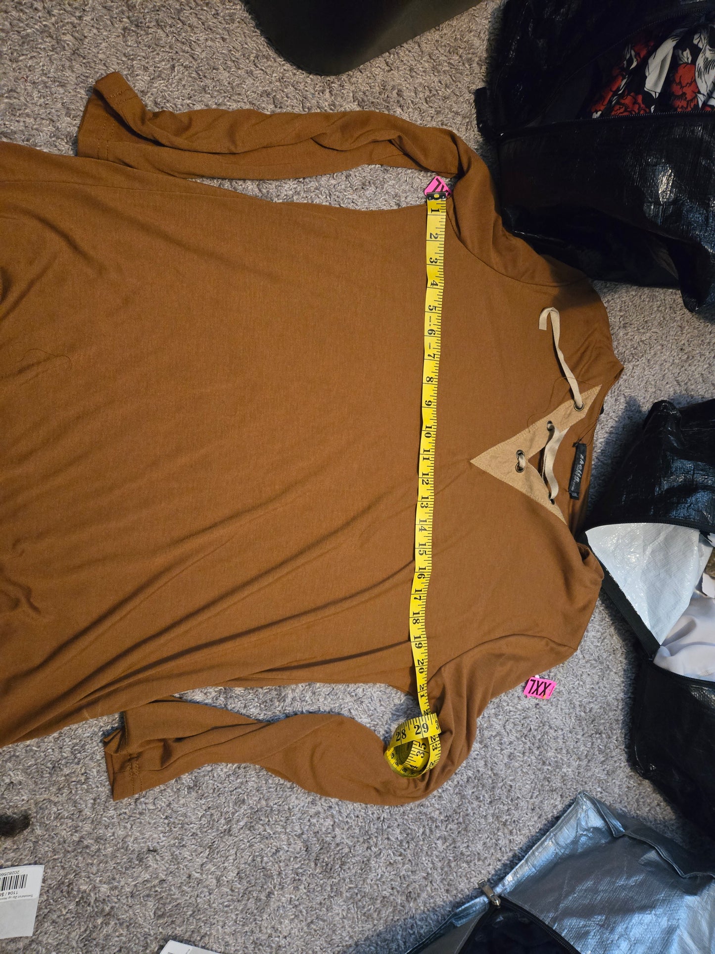 Zhelin Brown Long Sleeve Shirt - Gently Used