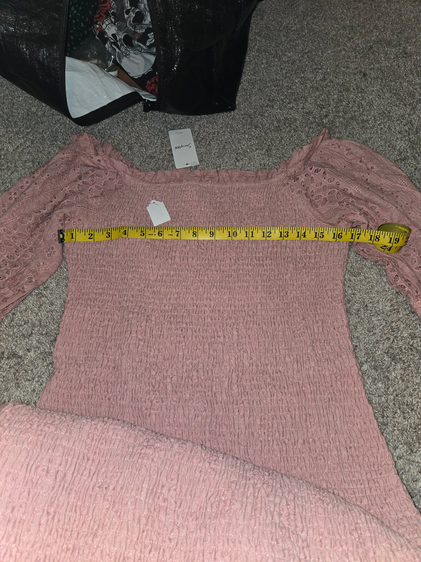 Pink Simplee Berry Go Mini Dress - New