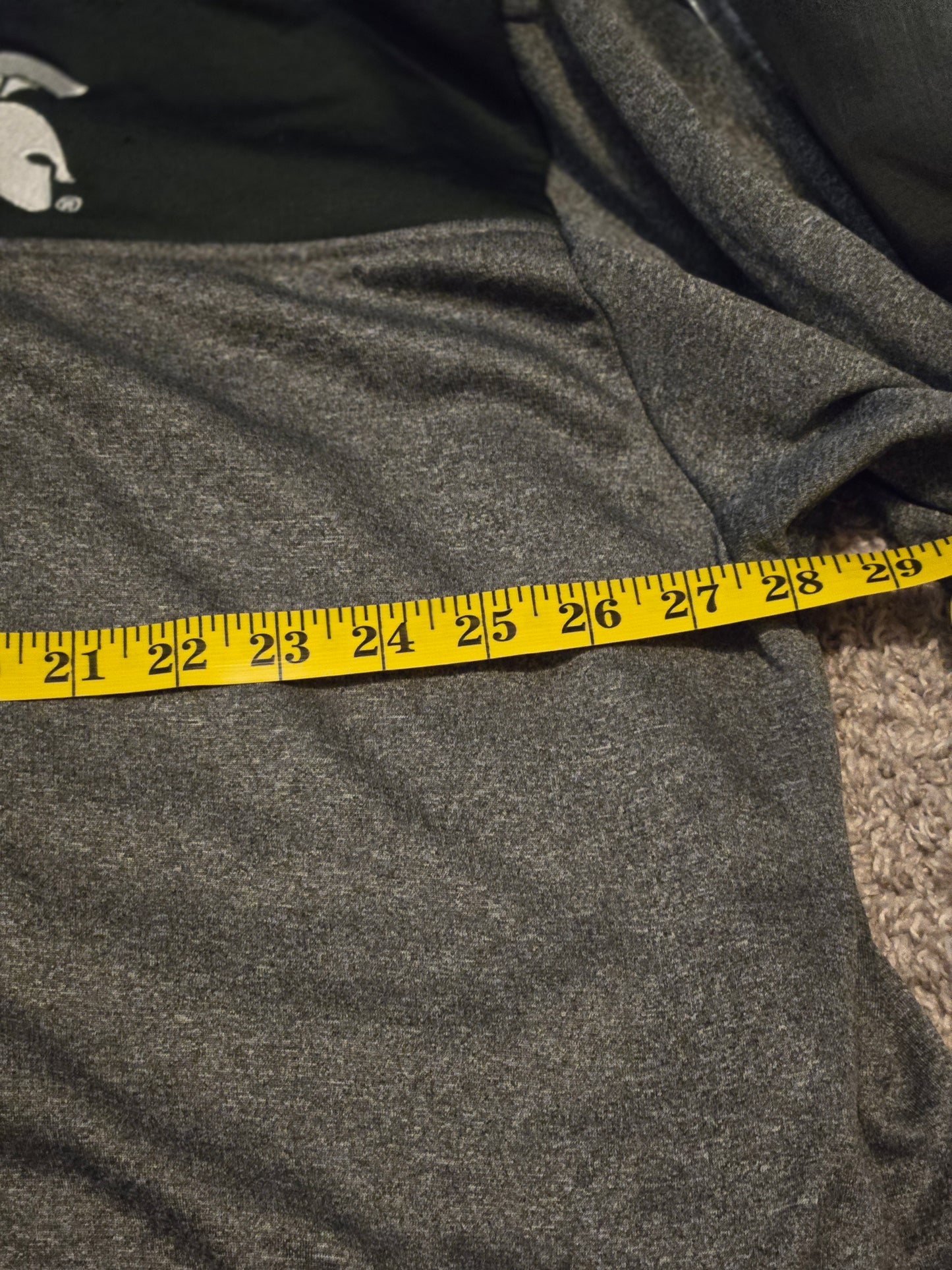 Michigan State Spartans Gray and Green Fleece - Gently Used
