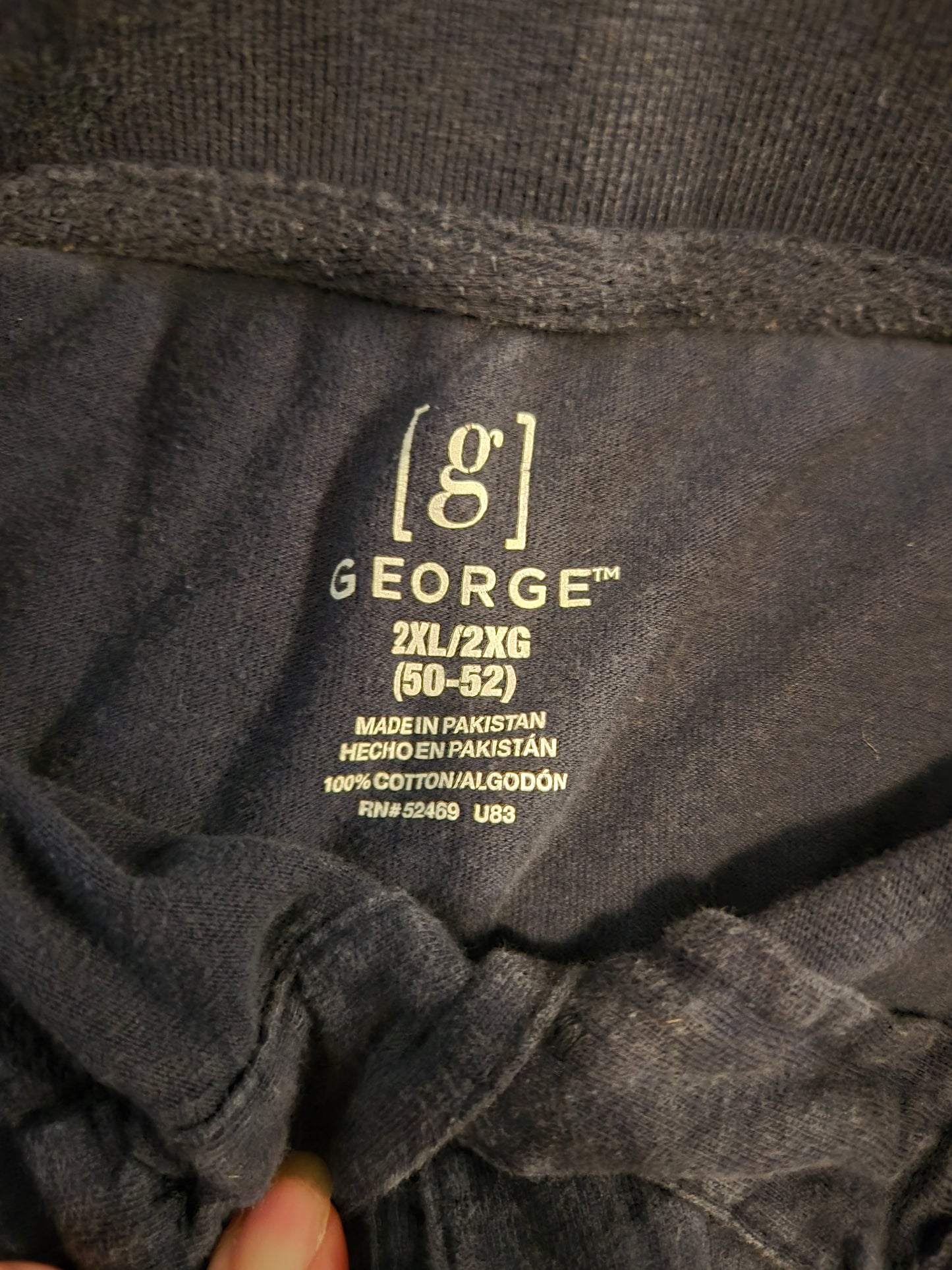 George Navy Blue Short Sleeve TShirt - Gently Used