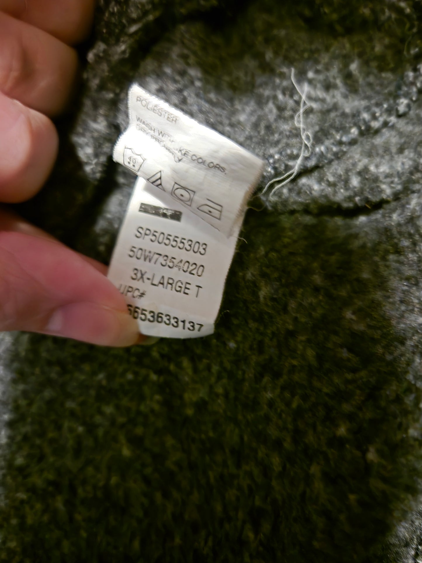 Van Heusen Grey Fleece Long Sleeve- Gently Used