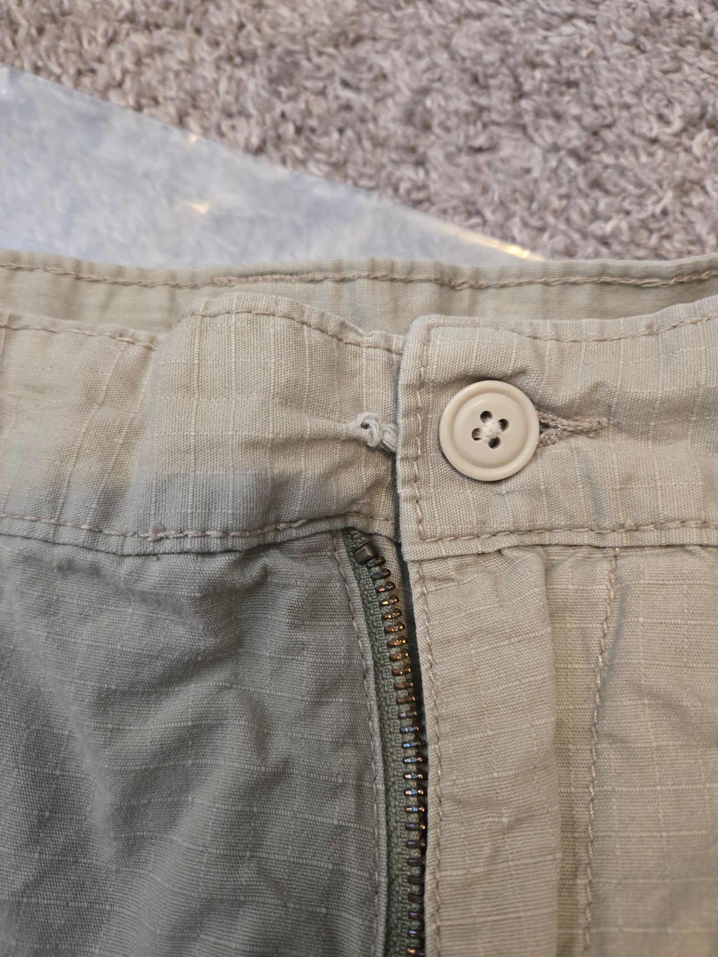 Faded Glory Tan Cargo Shorts - Gently Used