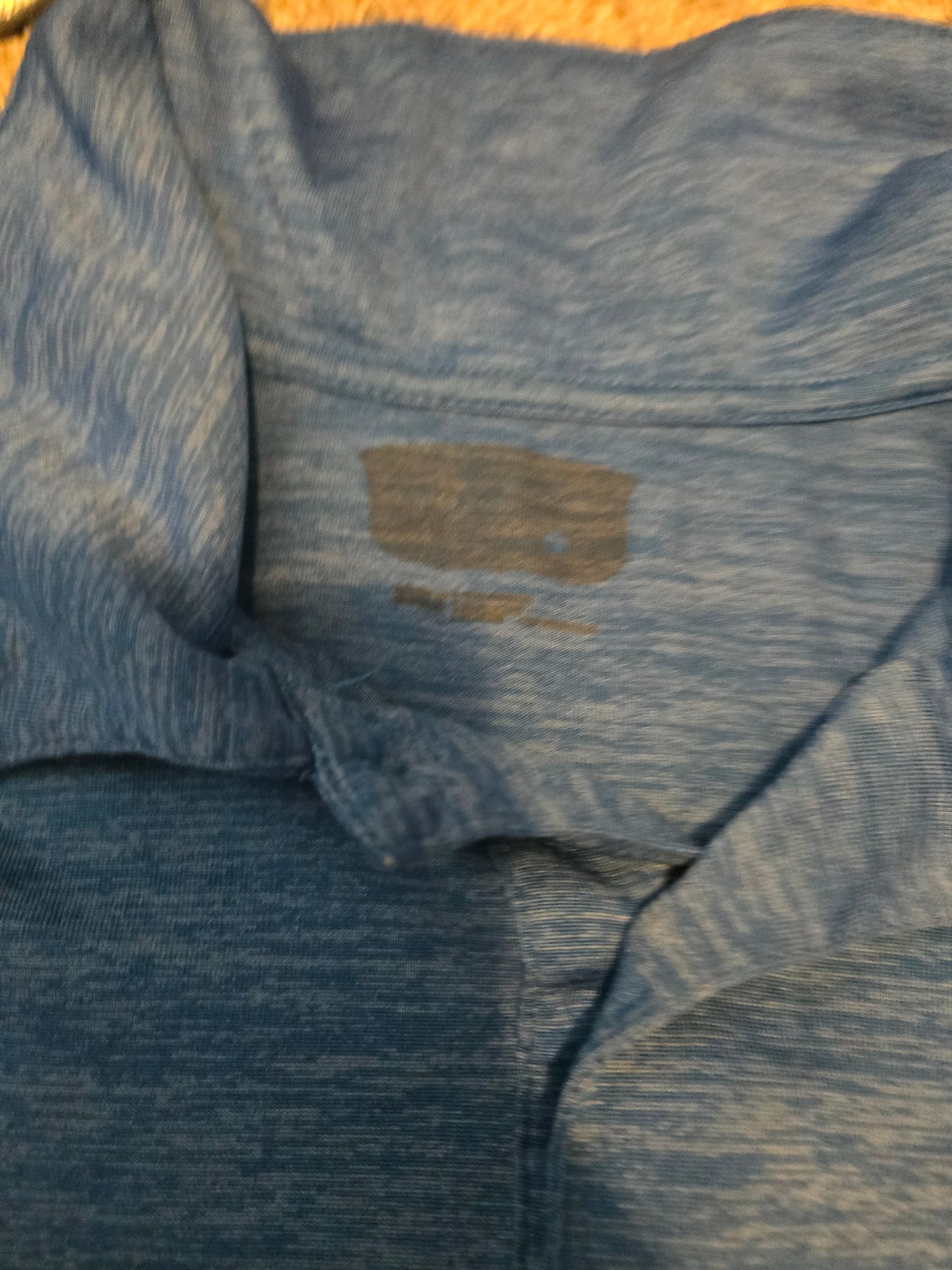 Unbranded Blue and Black Polo Short sleeve TShirt - Gently Used
