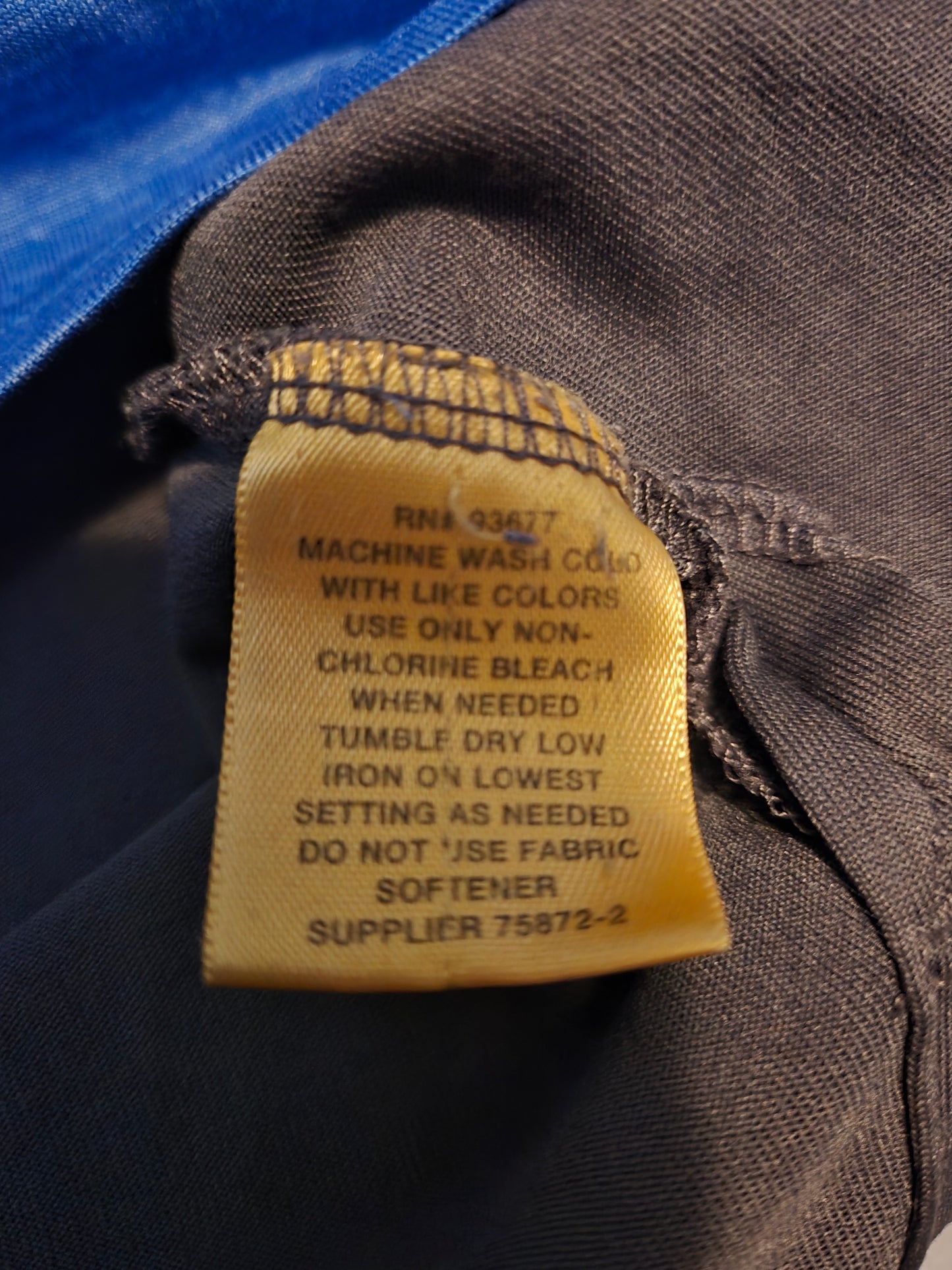 Unbranded Blue and Black Polo Short sleeve TShirt - Gently Used
