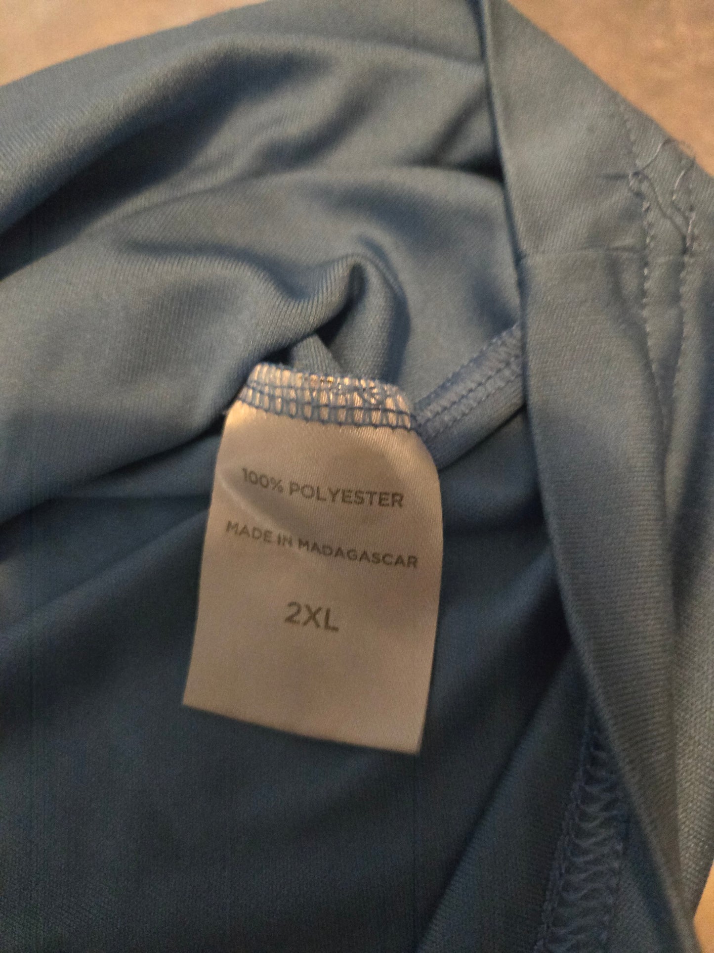 Opna Blue Polo Short Sleeve Shirt- Gently Used