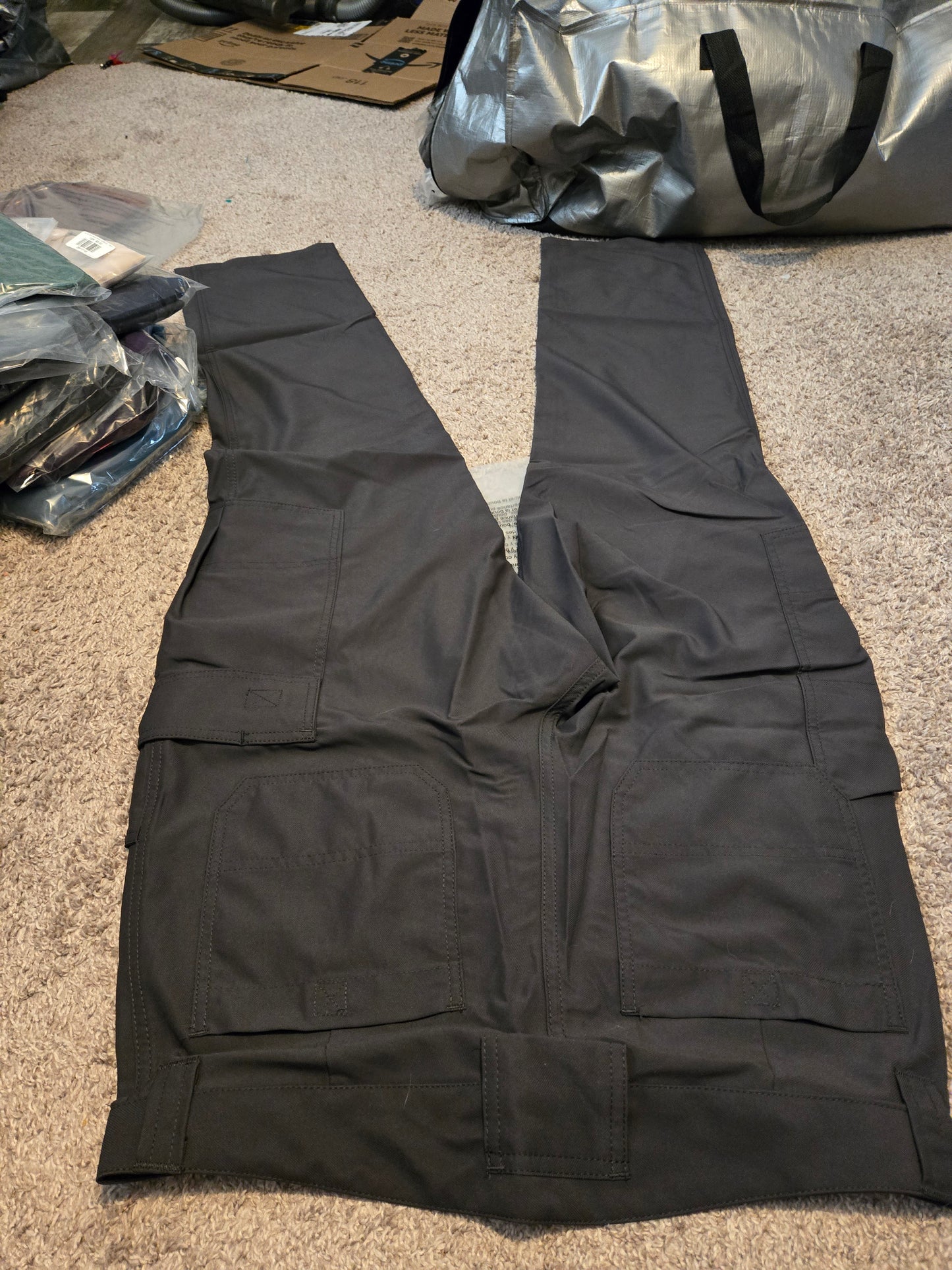Oeko-Tex Dark Gray Cargo Pants