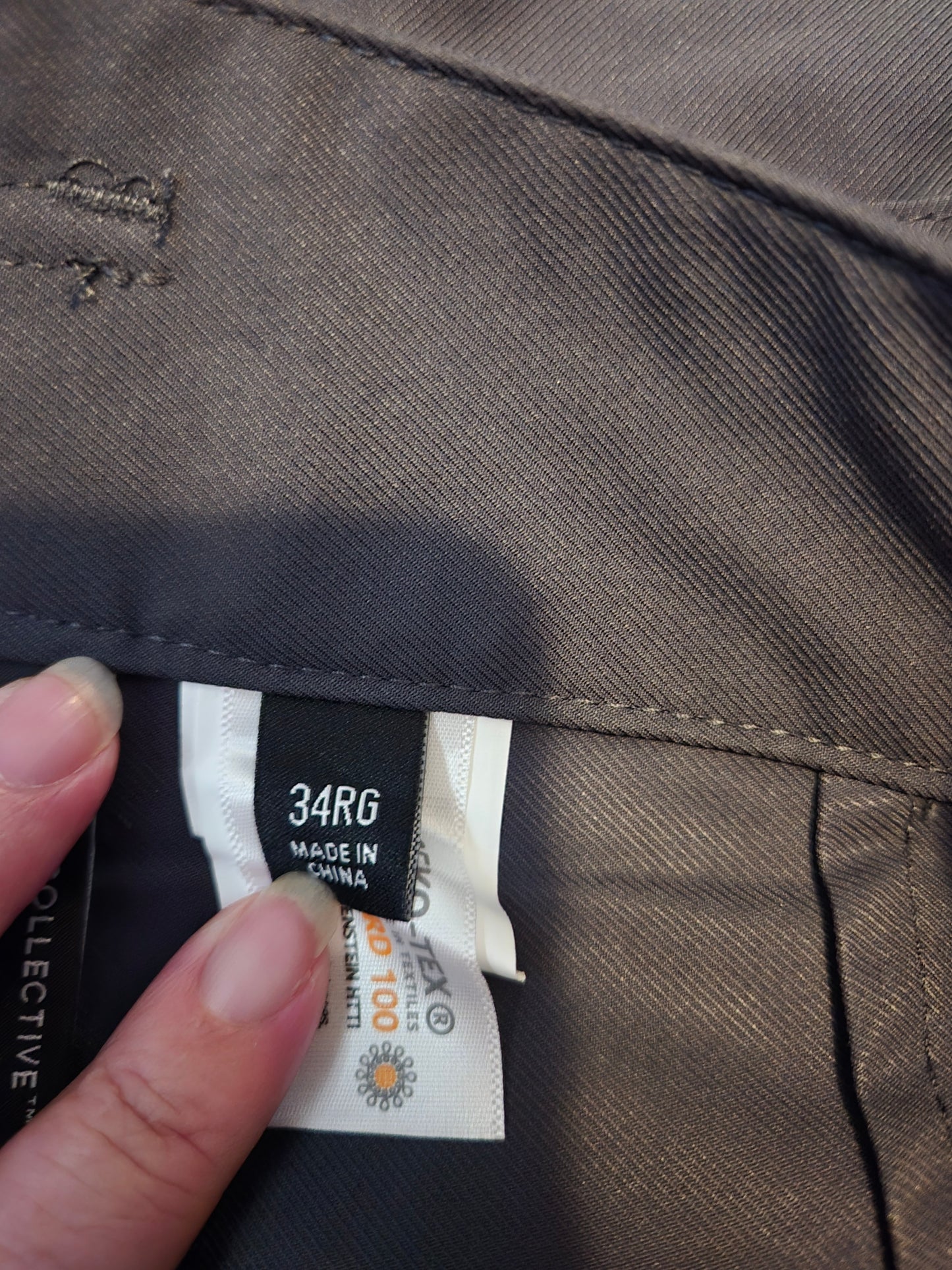 Oeko-Tex Dark Gray Cargo Pants