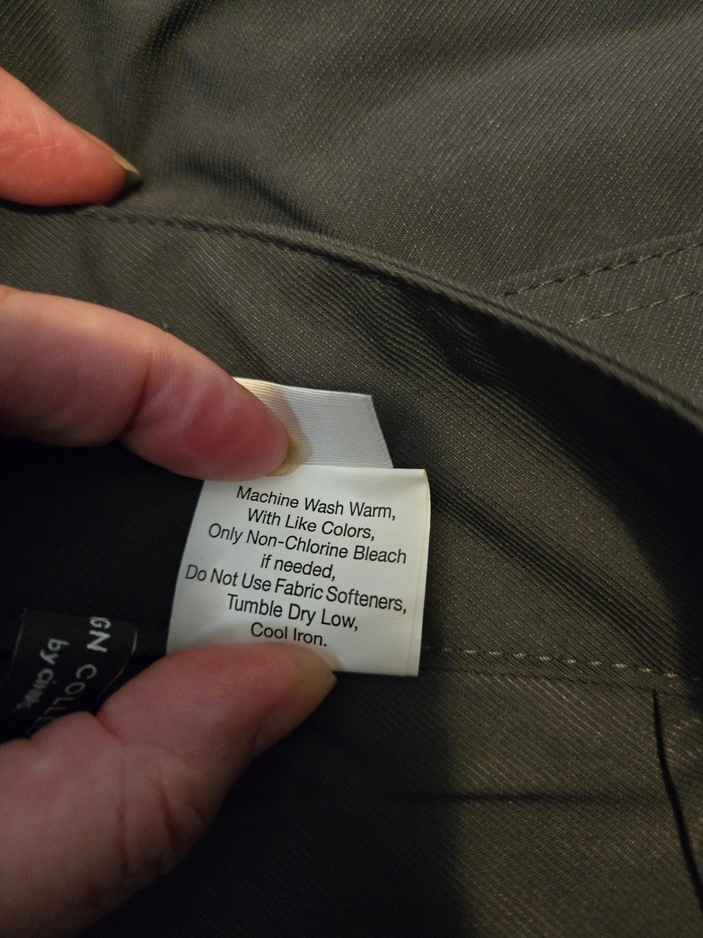 Oeko-Tex Dark Gray Cargo Pants