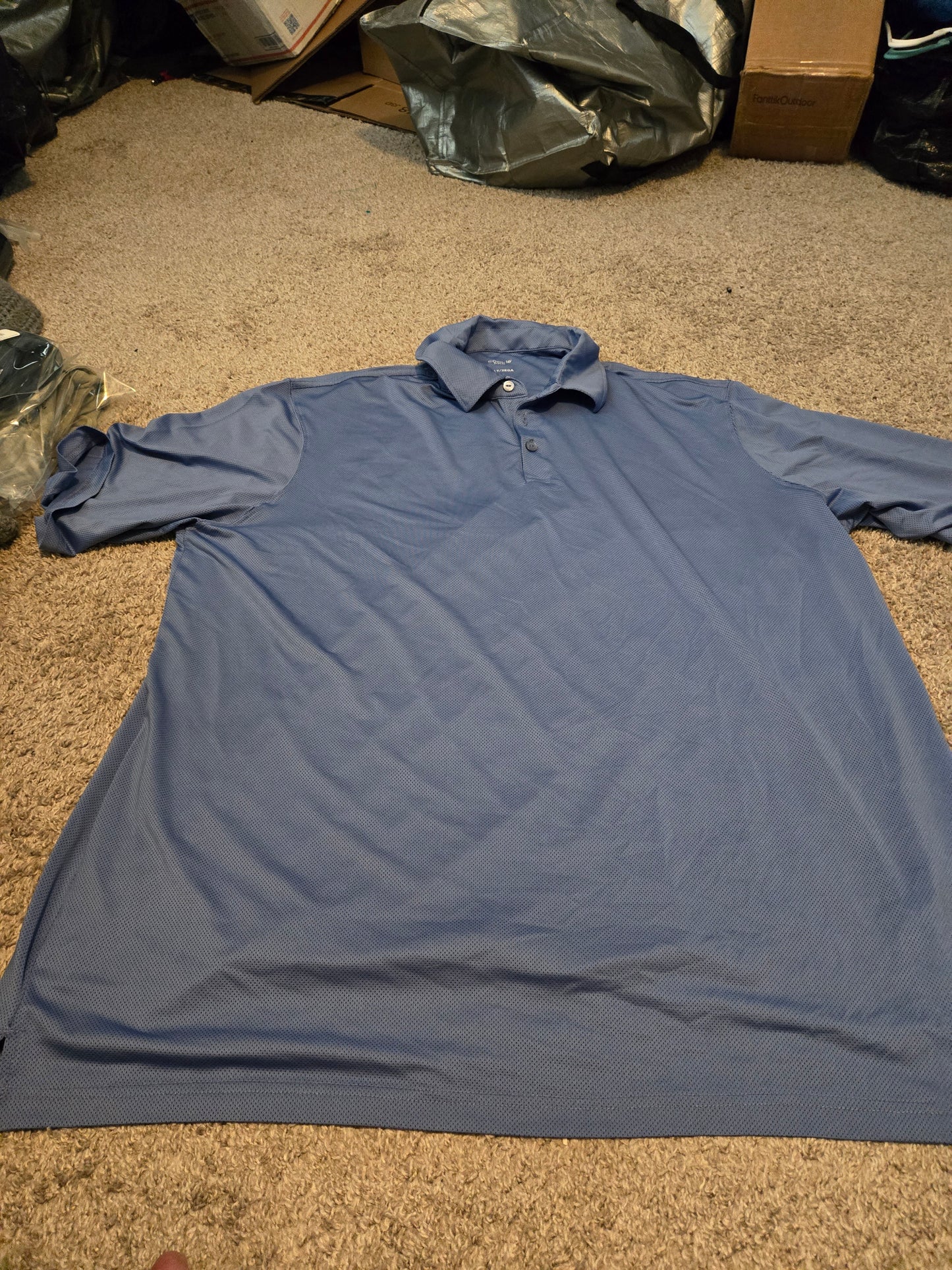 Cool 18 Pro Blue Polo Short Sleeve shirt - Gently Used