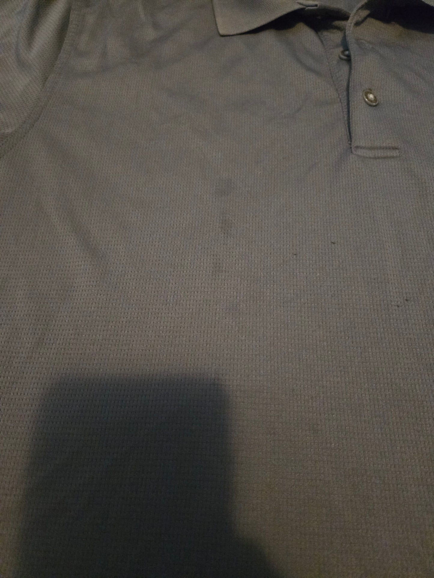 Grand Slam Performance Gray Polo Short Sleeve Shirt - Gently Used
