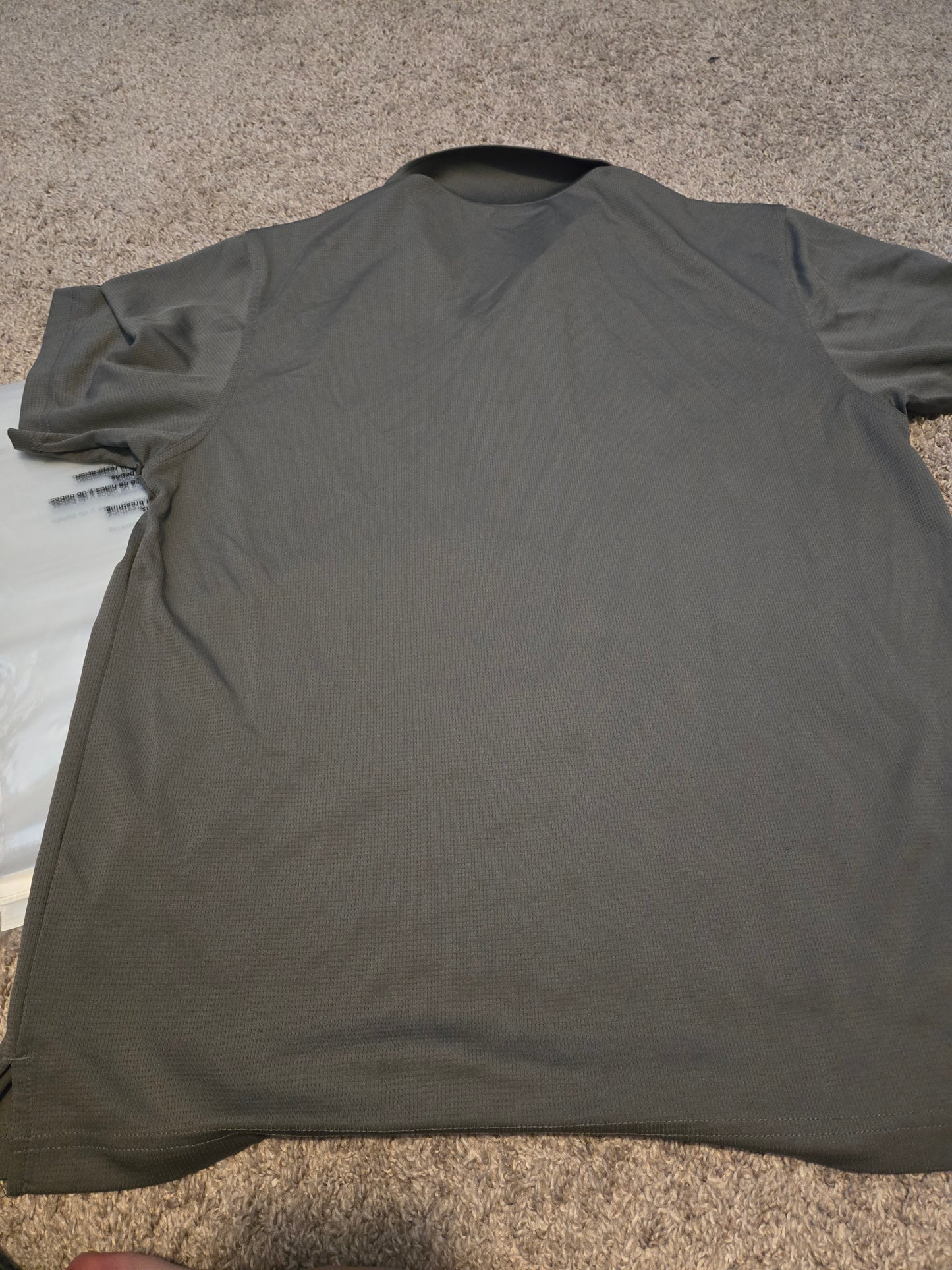 Grand Slam Performance Gray Polo Short Sleeve Shirt - Gently Used