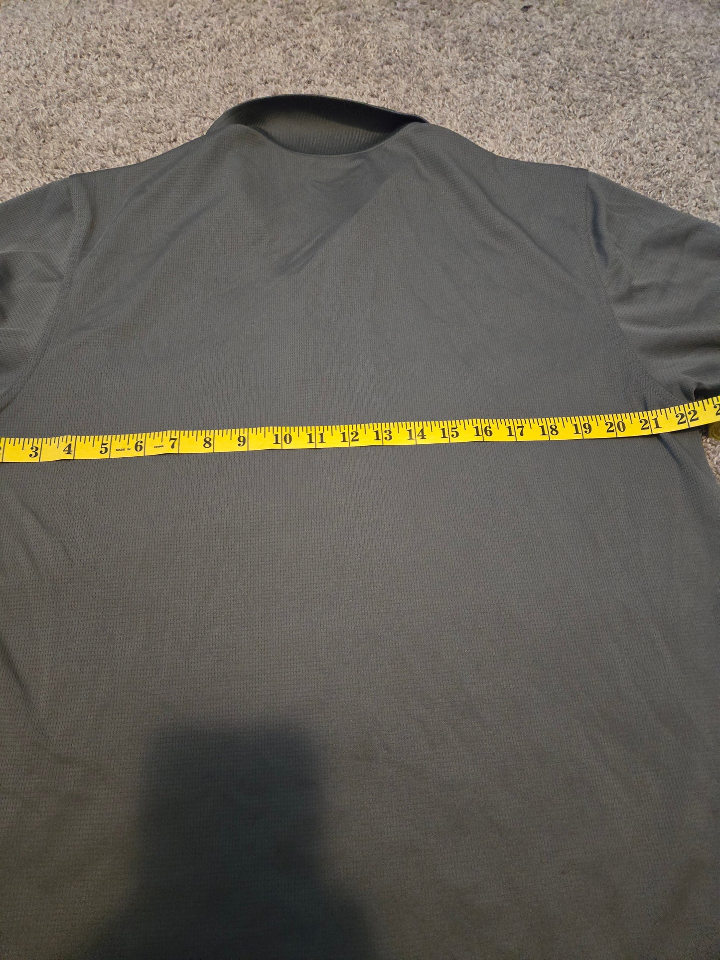 Grand Slam Performance Gray Polo Short Sleeve Shirt - Gently Used