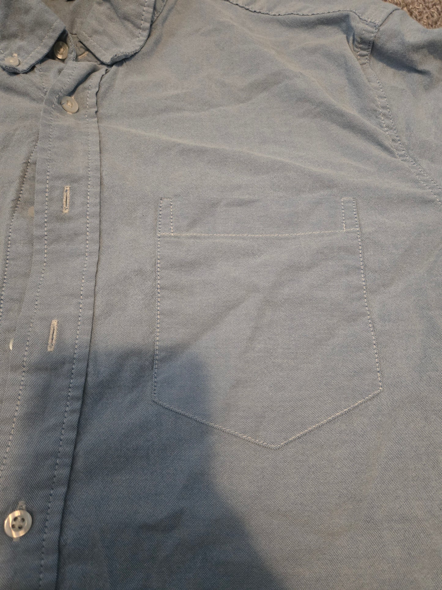 George Light Blue Long Sleeve Button Up Shirt - Gently Used