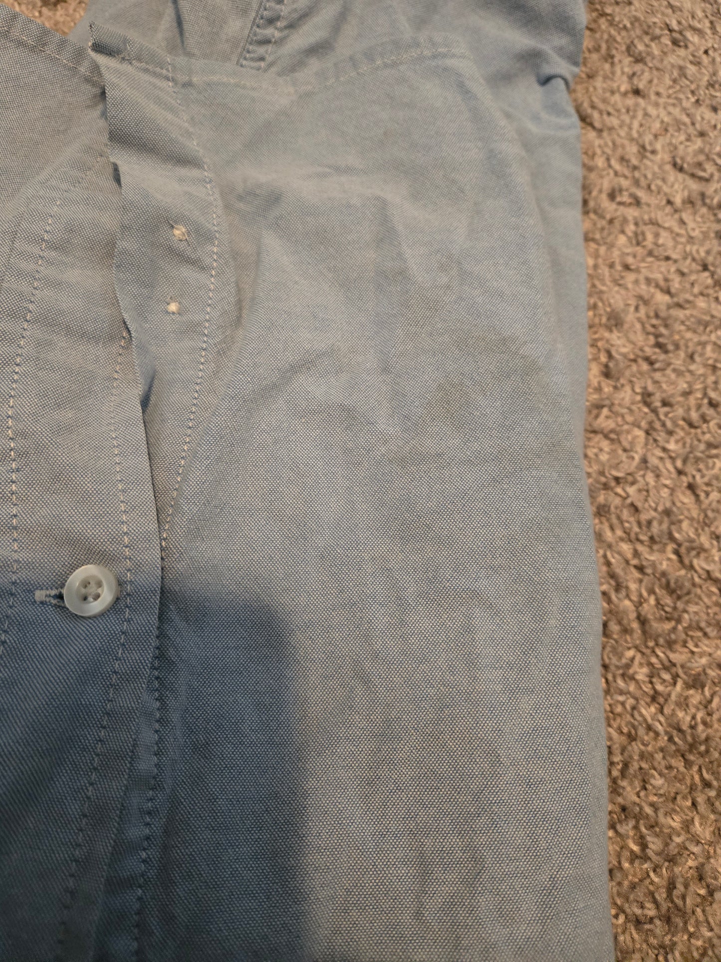 George Light Blue Long Sleeve Button Up Shirt - Gently Used