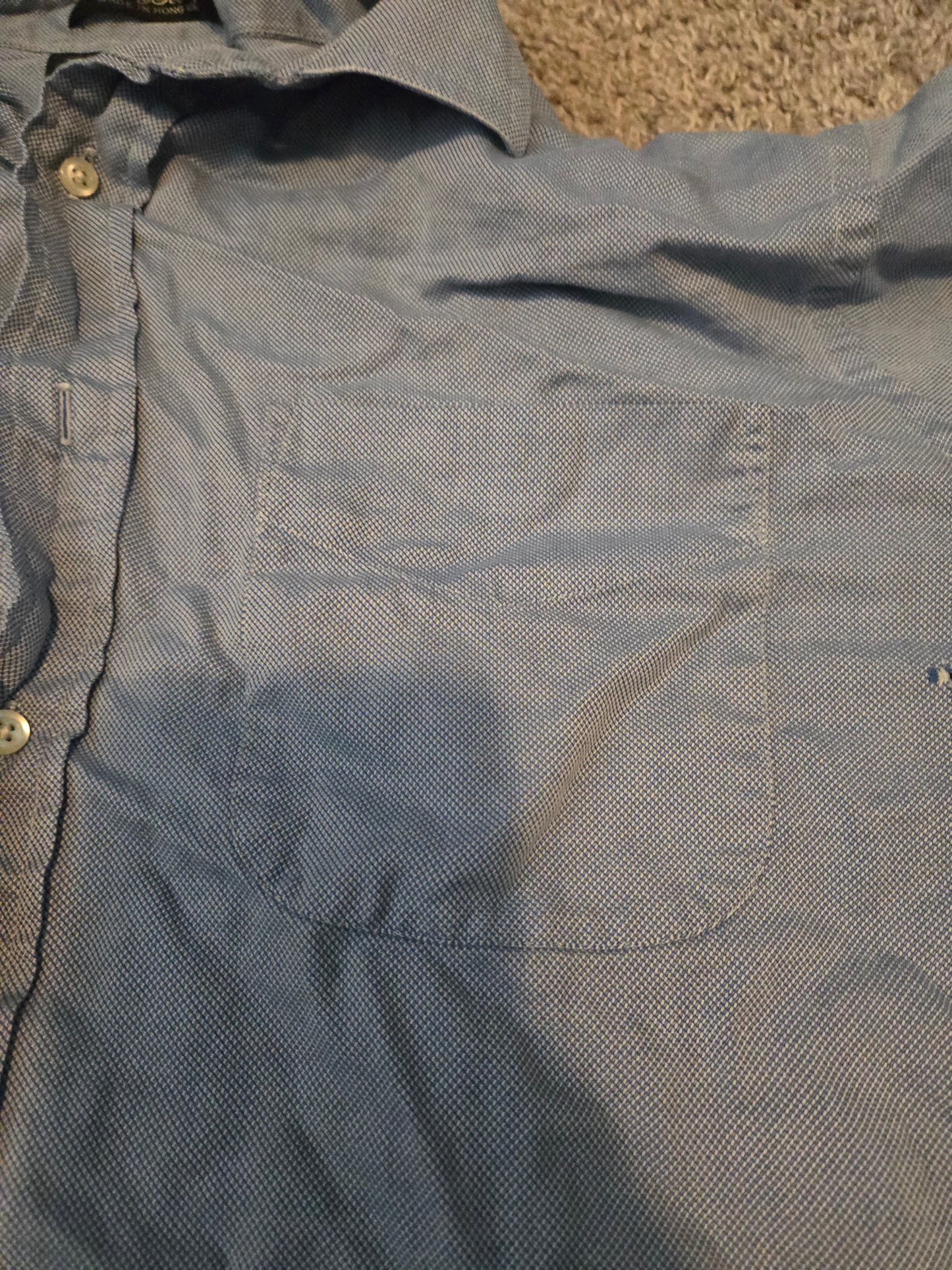 Joseph A. Bank Light Blue Long Sleeve Button Up Shirt - Gently Used