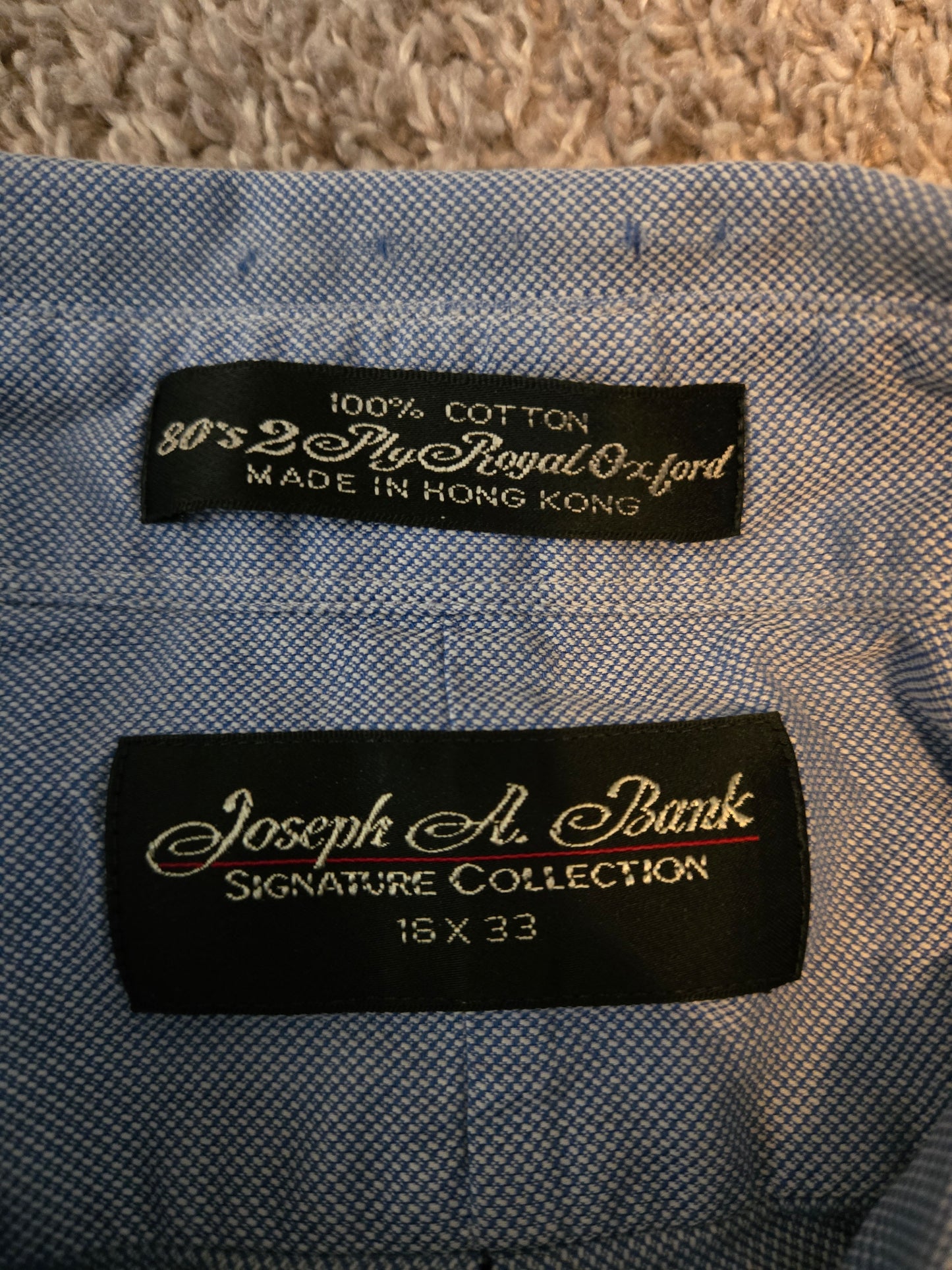 Joseph A. Bank Light Blue Long Sleeve Button Up Shirt - Gently Used