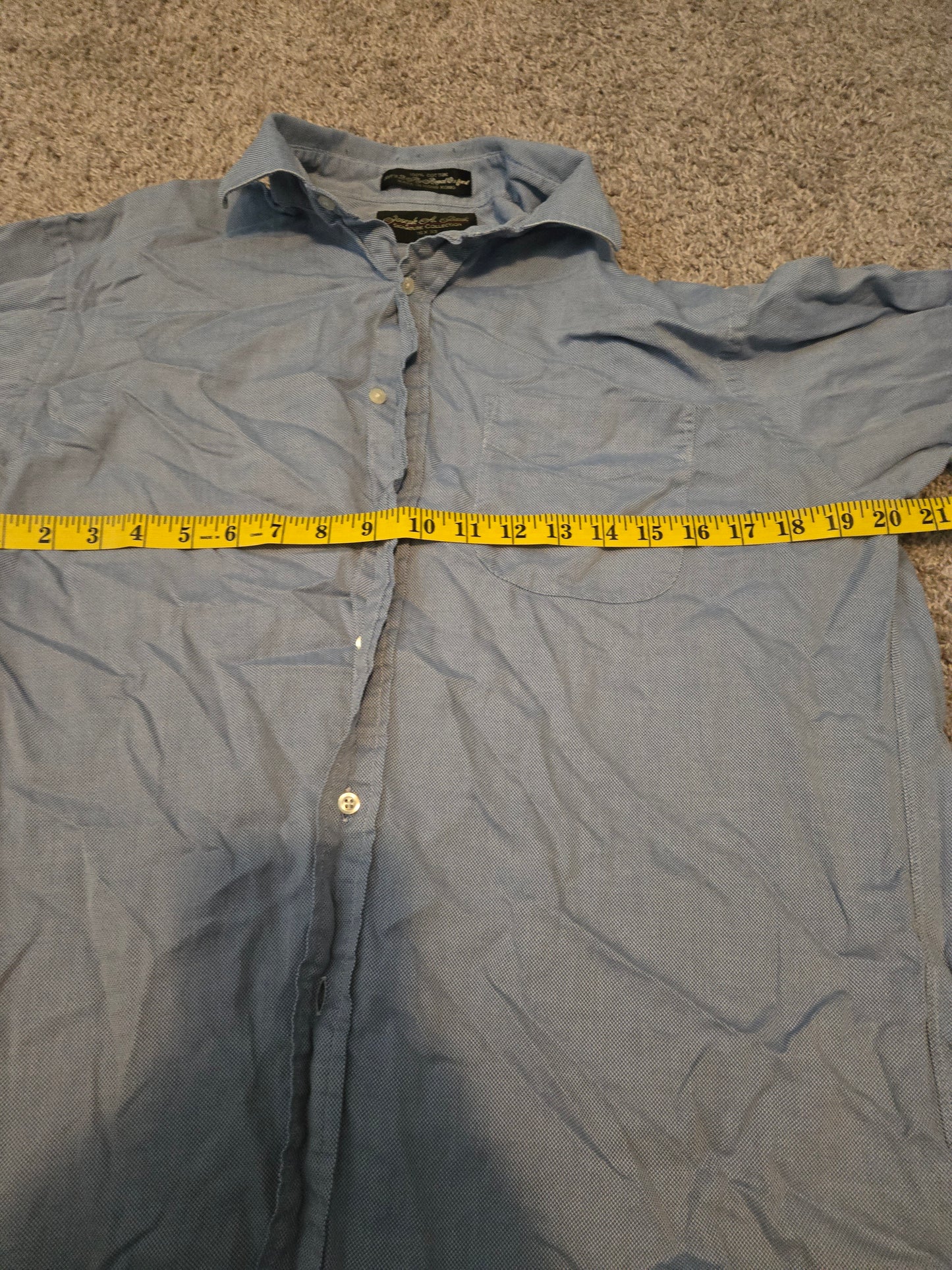 Joseph A. Bank Light Blue Long Sleeve Button Up Shirt - Gently Used