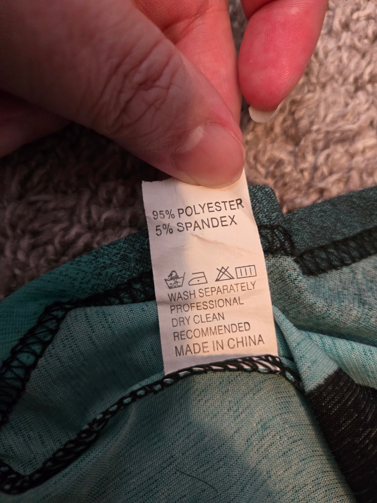 Gabriel Ye Blue and Green Tank Top - Gently Used