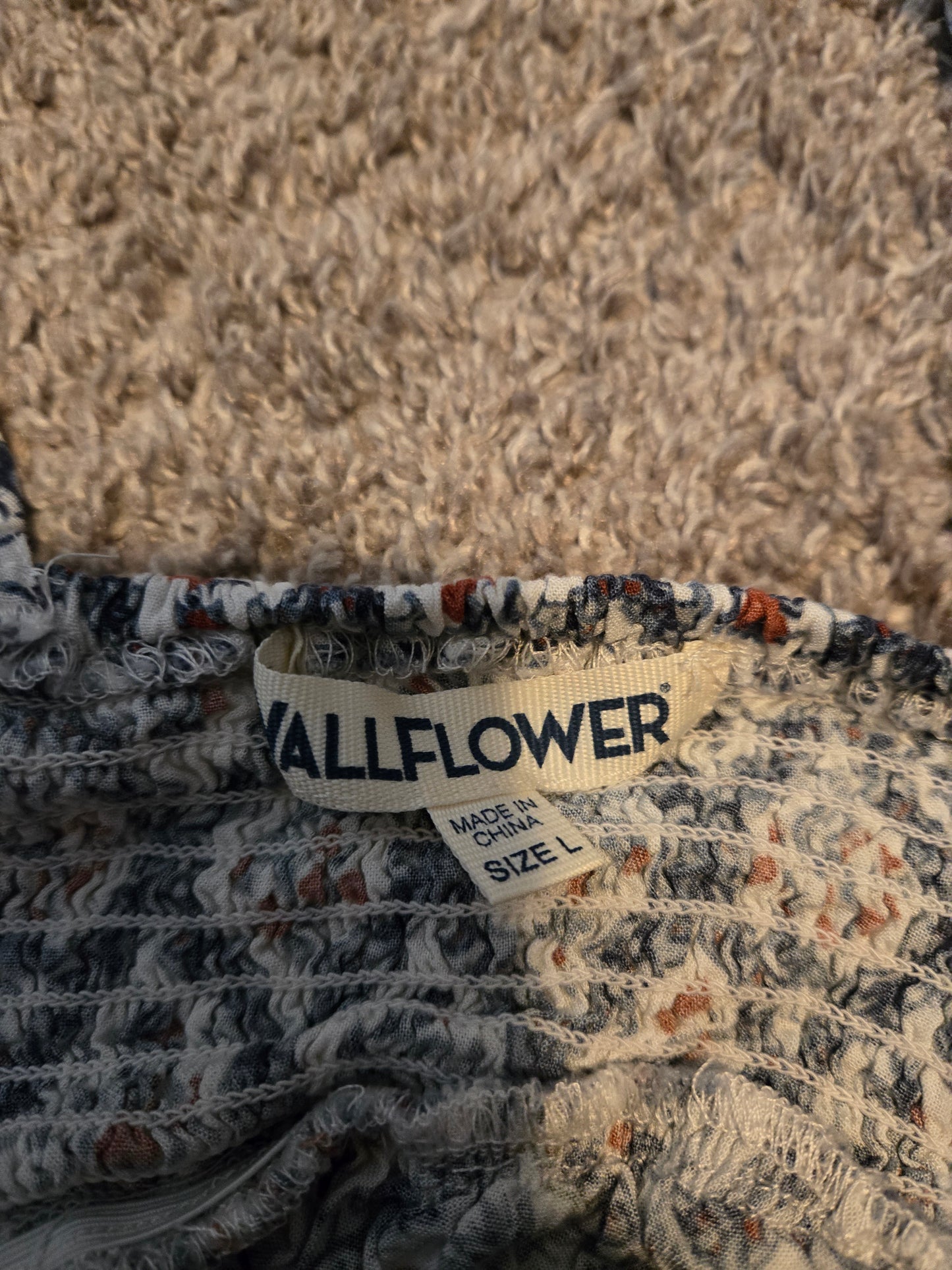 Wallflower Floral Print Crop Top