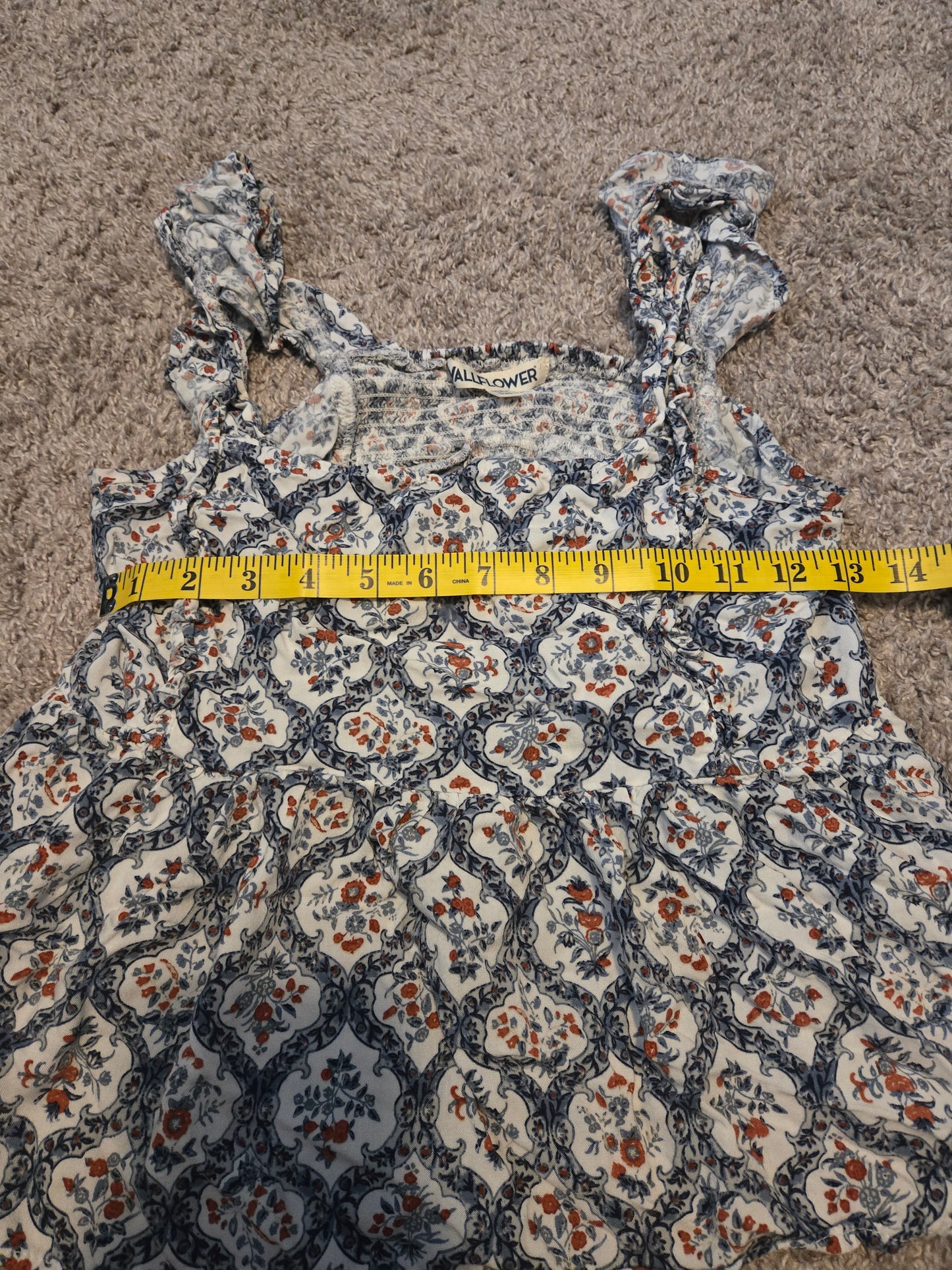 Wallflower Floral Print Crop Top