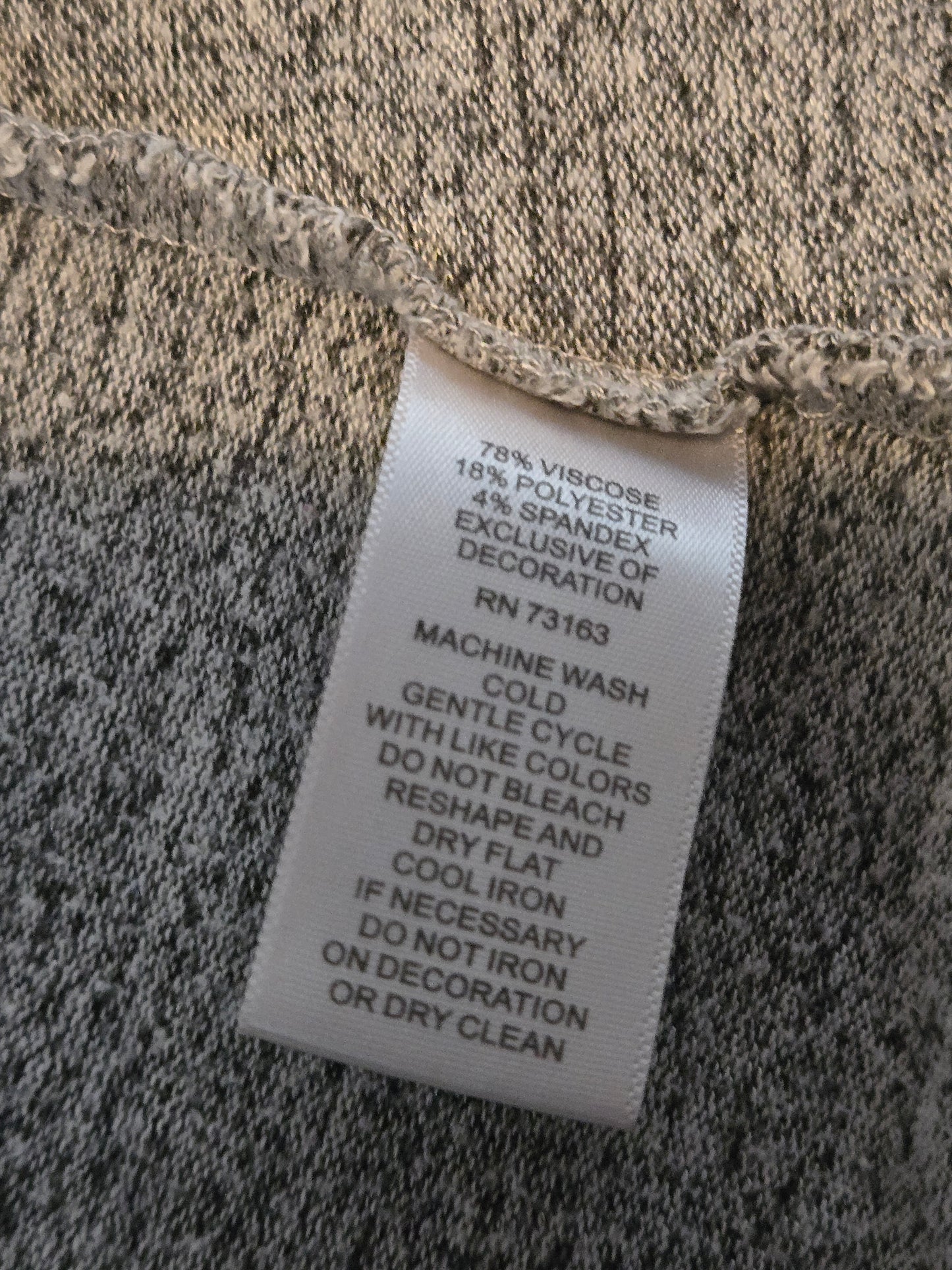 Cupio Open Front Gray Sweater - Gently Used