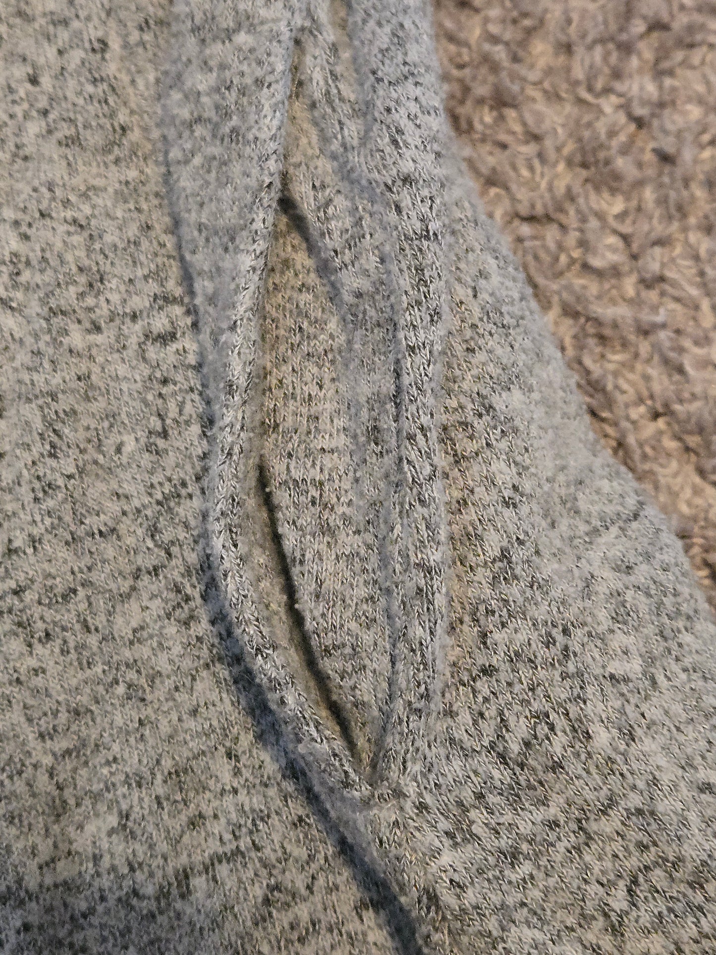 Cupio Open Front Gray Sweater - Gently Used