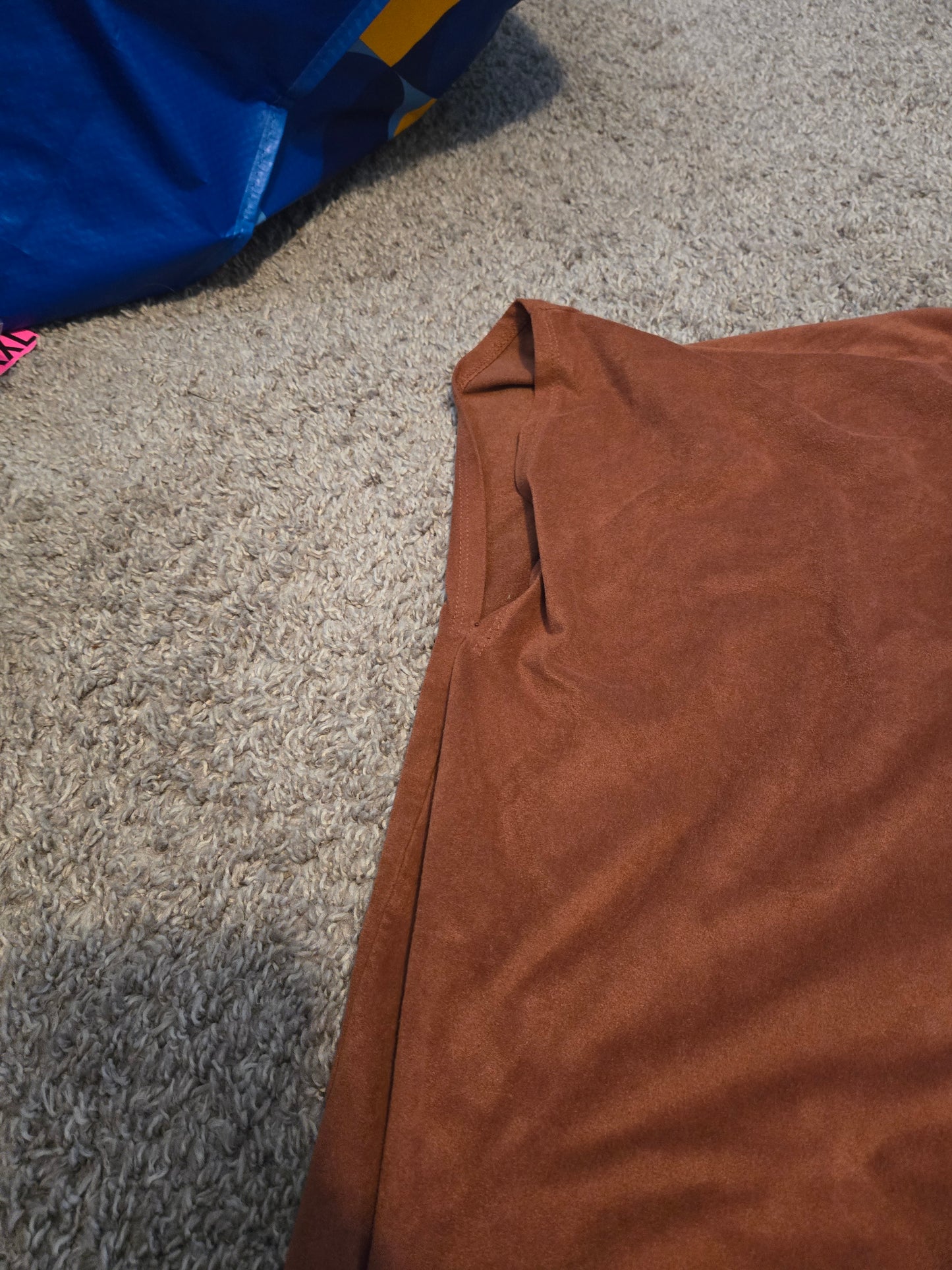 Forever 21 Brown Short Sleeve Cardigan Style Shirt - Gently Used
