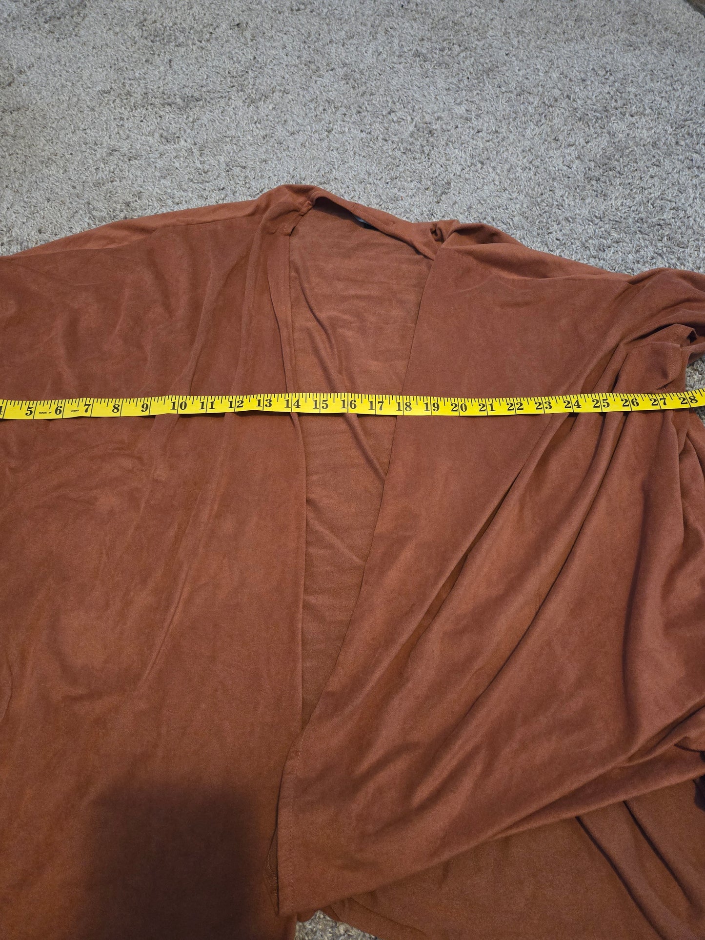 Forever 21 Brown Short Sleeve Cardigan Style Shirt - Gently Used
