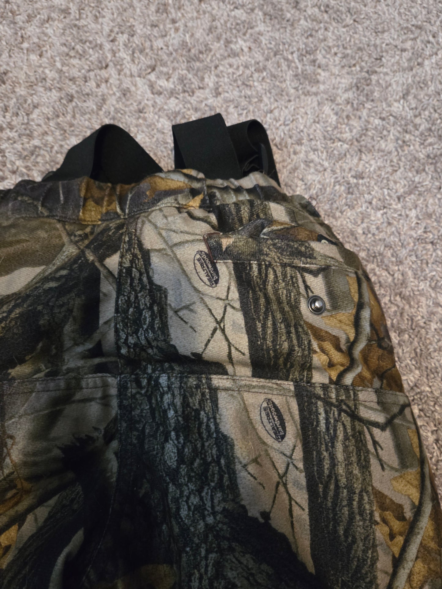 Real Wood Hardwoods Waterproof Tech Breathable Pants with Suspenders