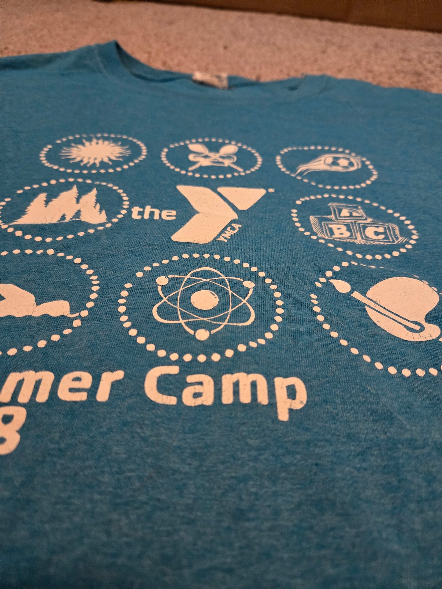 Blue YMCA 2018 Summer Camp Short Sleeve Shirt