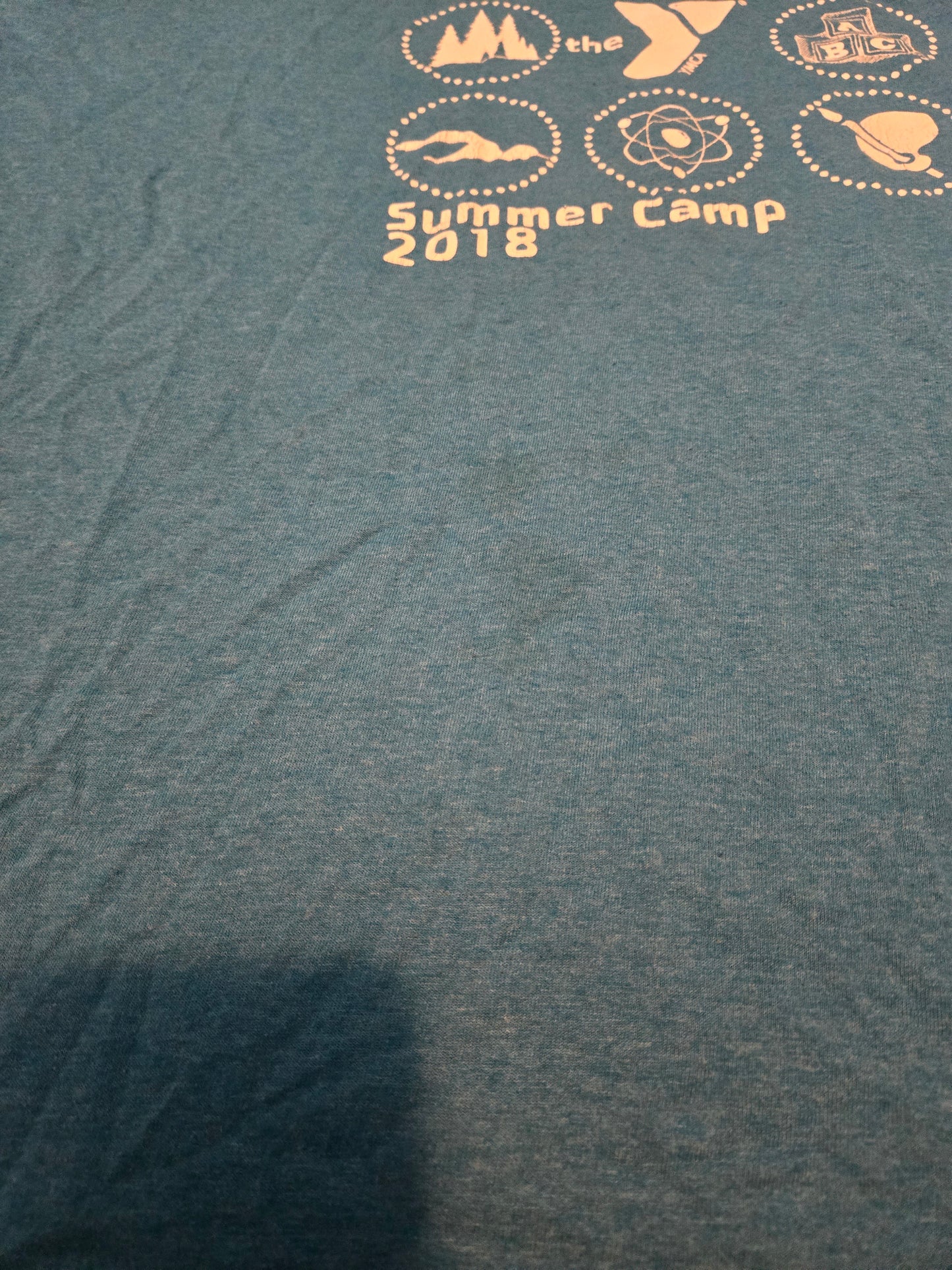 Blue YMCA 2018 Summer Camp Short Sleeve Shirt