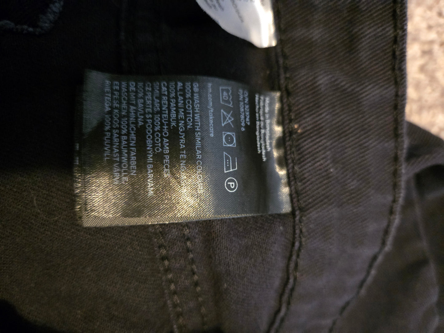 EasySoul Black Straight Leg Pants