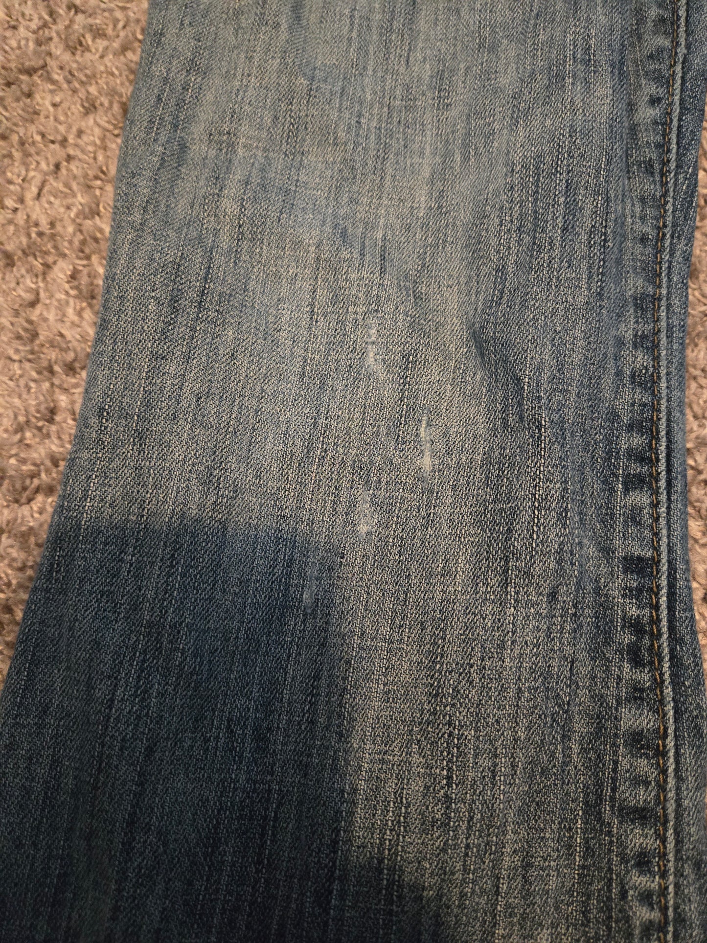 Maurice Wide Leg Blue Jeans