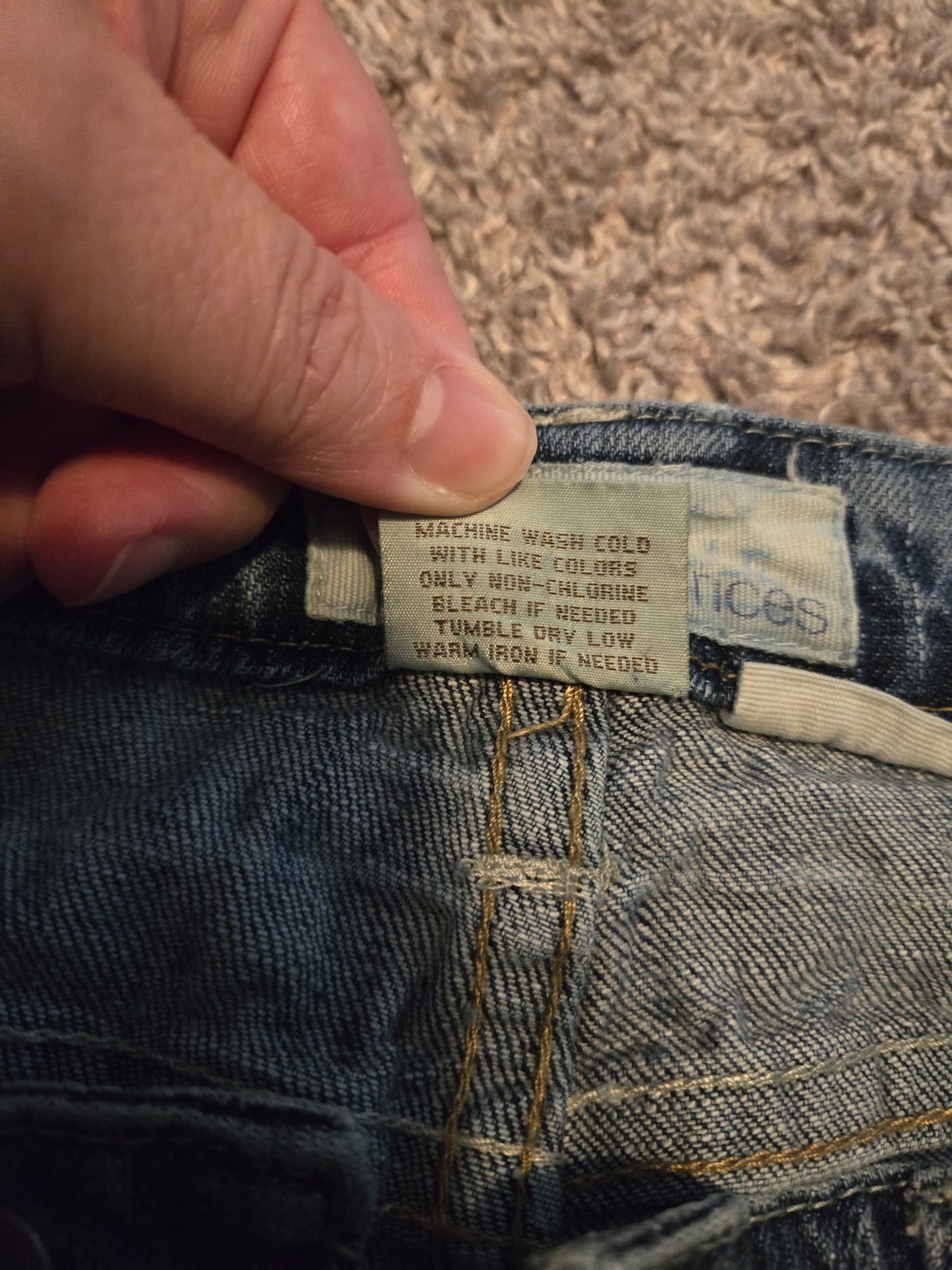 Maurice Wide Leg Blue Jeans