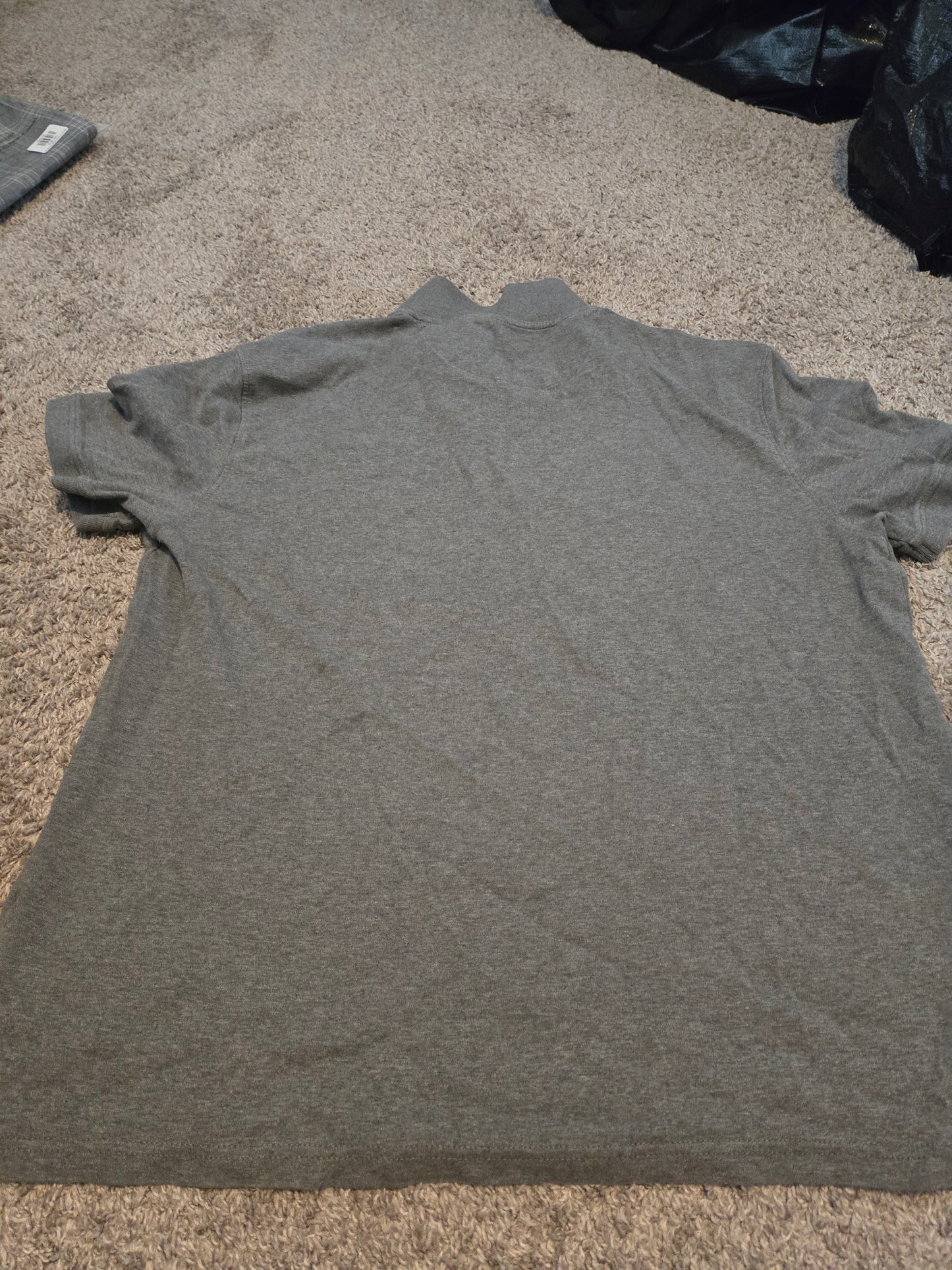 Calvin Klein Gray Short Sleeves Polo Shirt