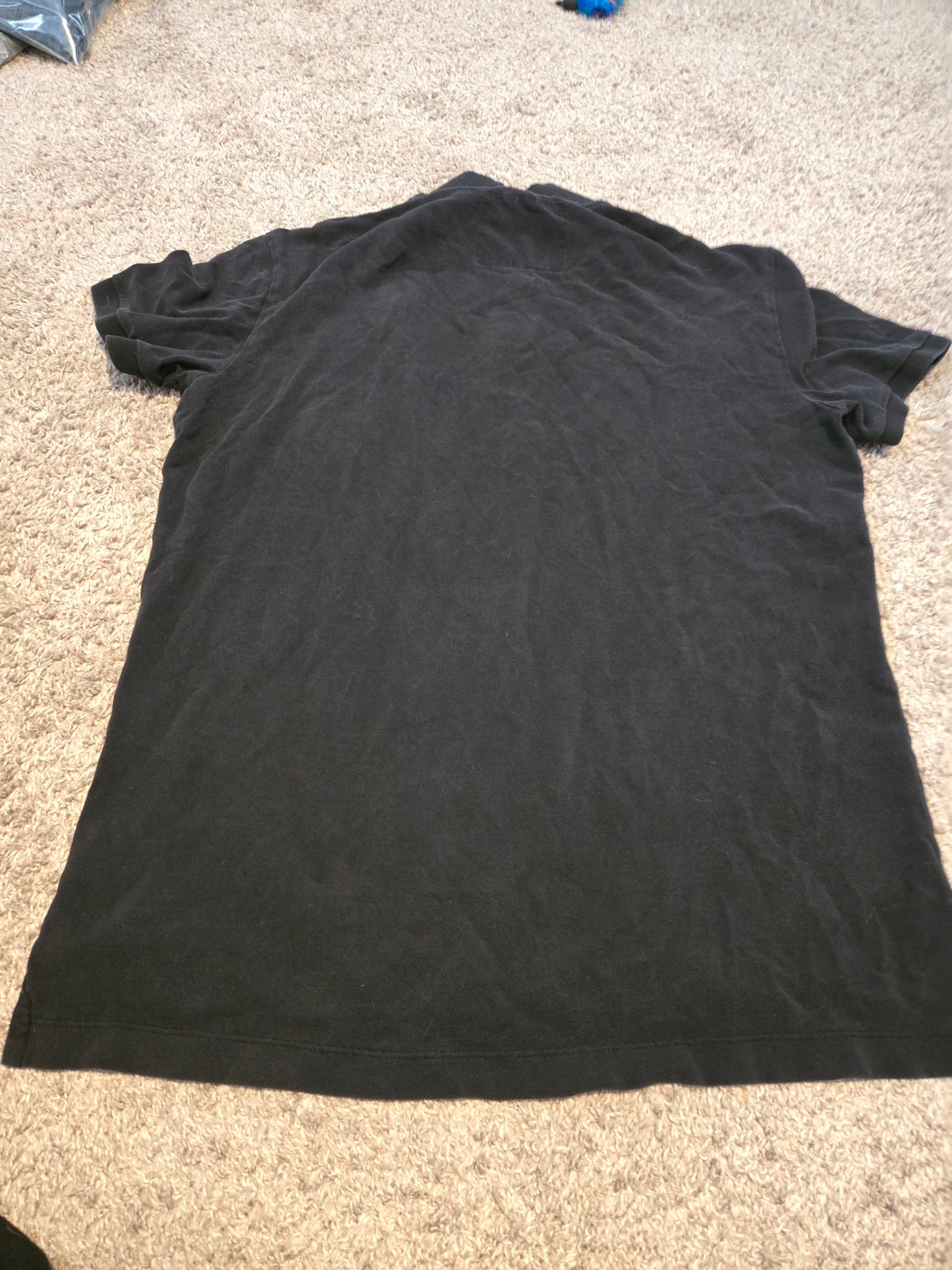 Express Modern Fit Black Short Sleeve Polo Shirt