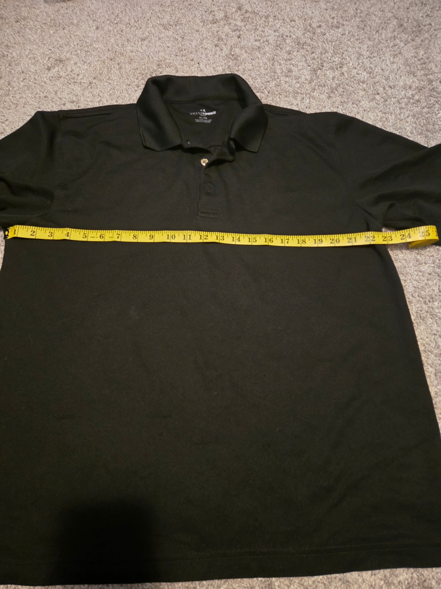 Black Short Sleeve Polo Shirt
