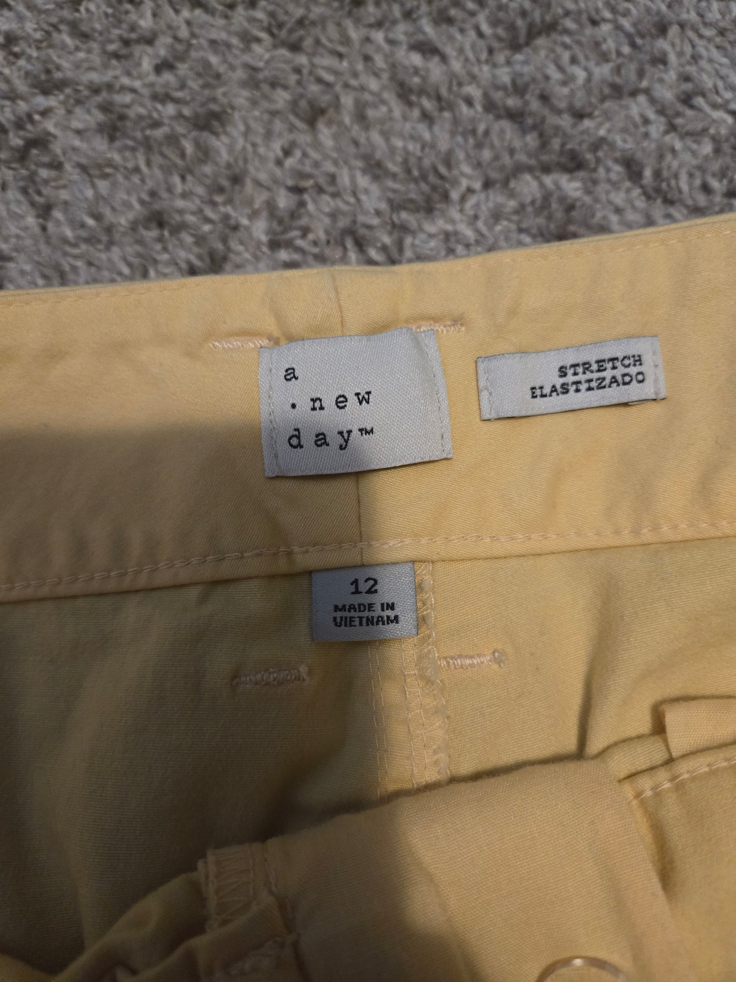 A New Day Stretch Yellow Pants