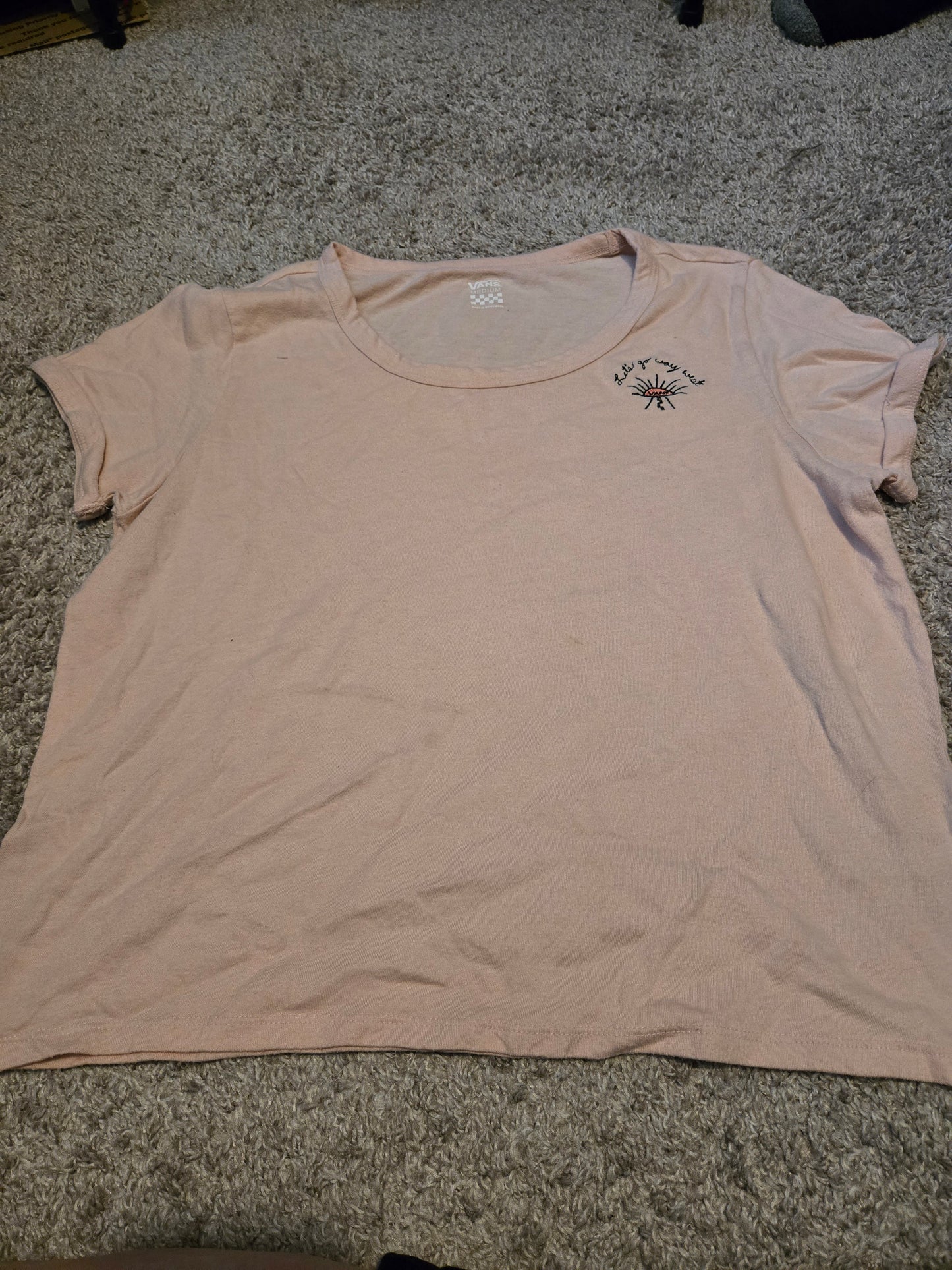 Vans Pink Short Sleeve TShirt