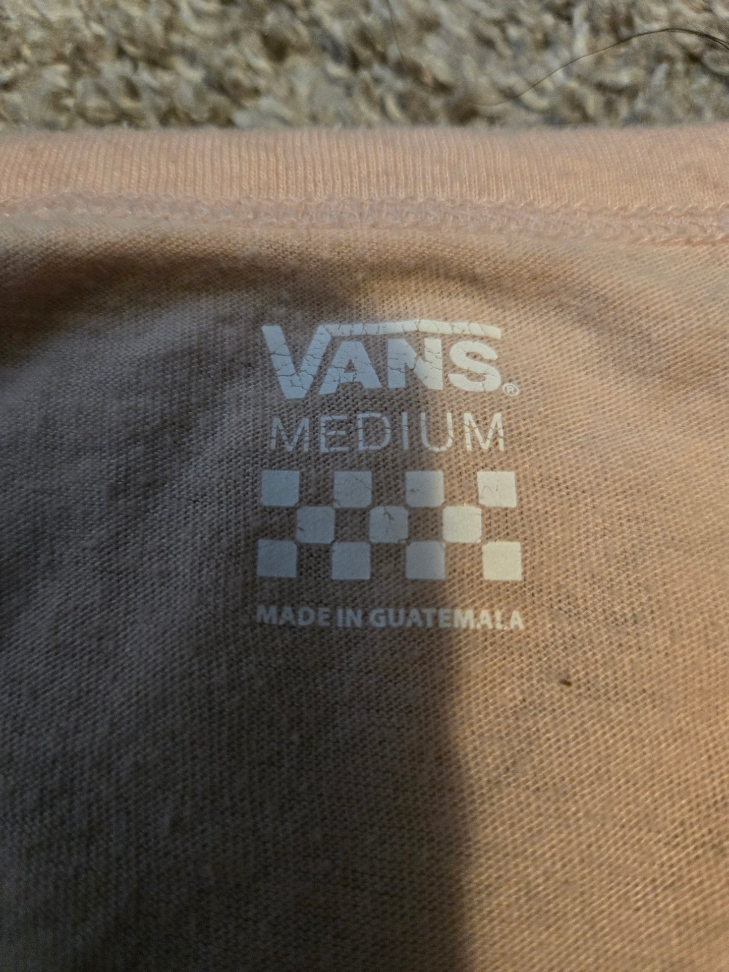 Vans Pink Short Sleeve TShirt
