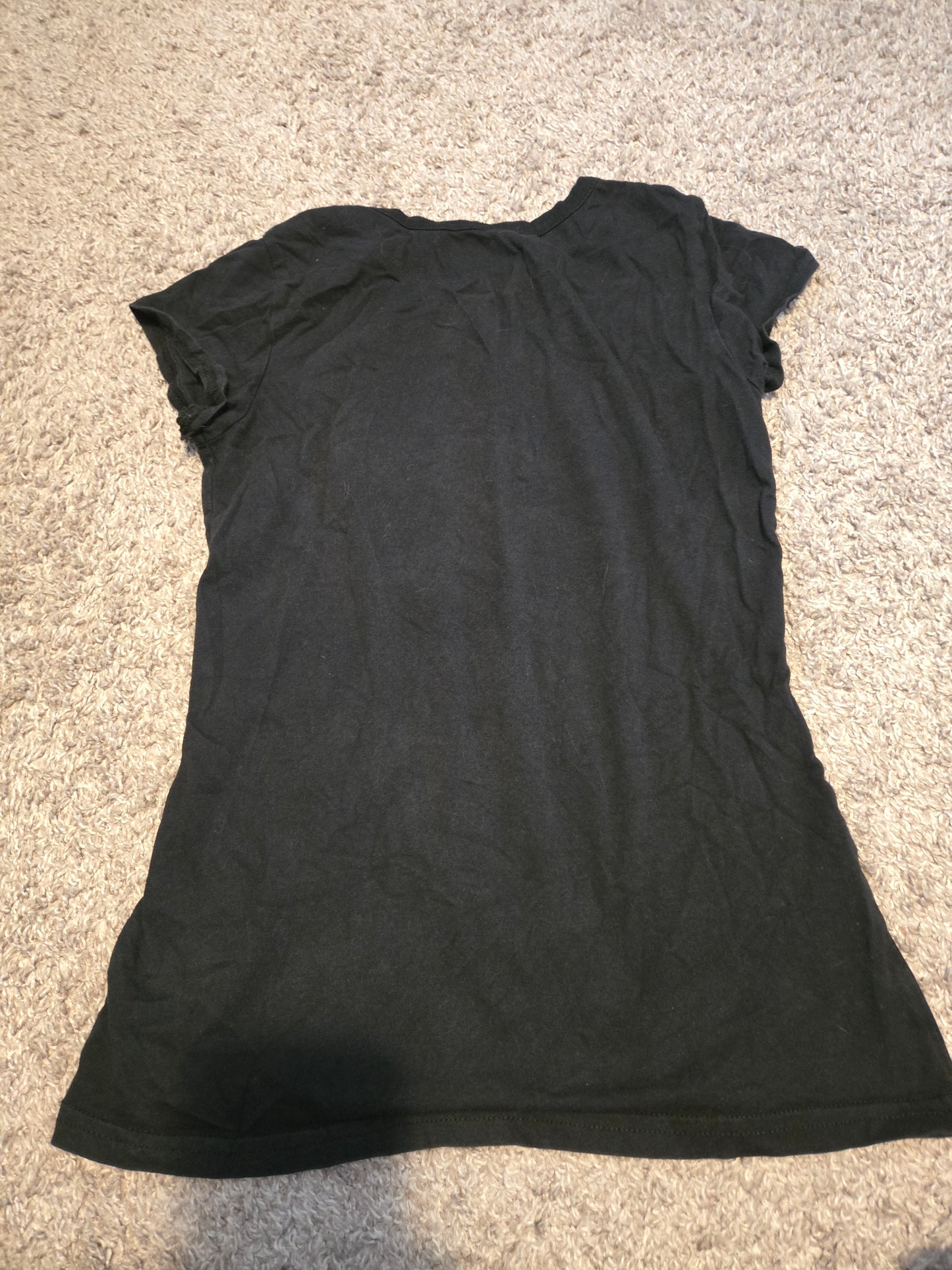 Super Person Black Short Sleeve TShirt XL (14-16)