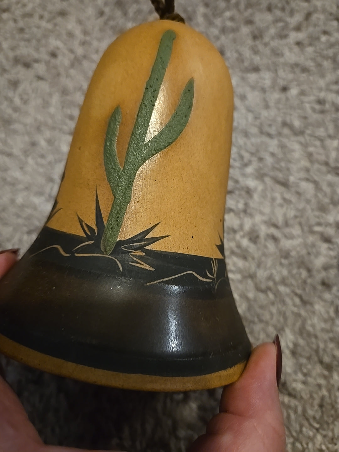 Vintage Southwestern Ceramic Bell