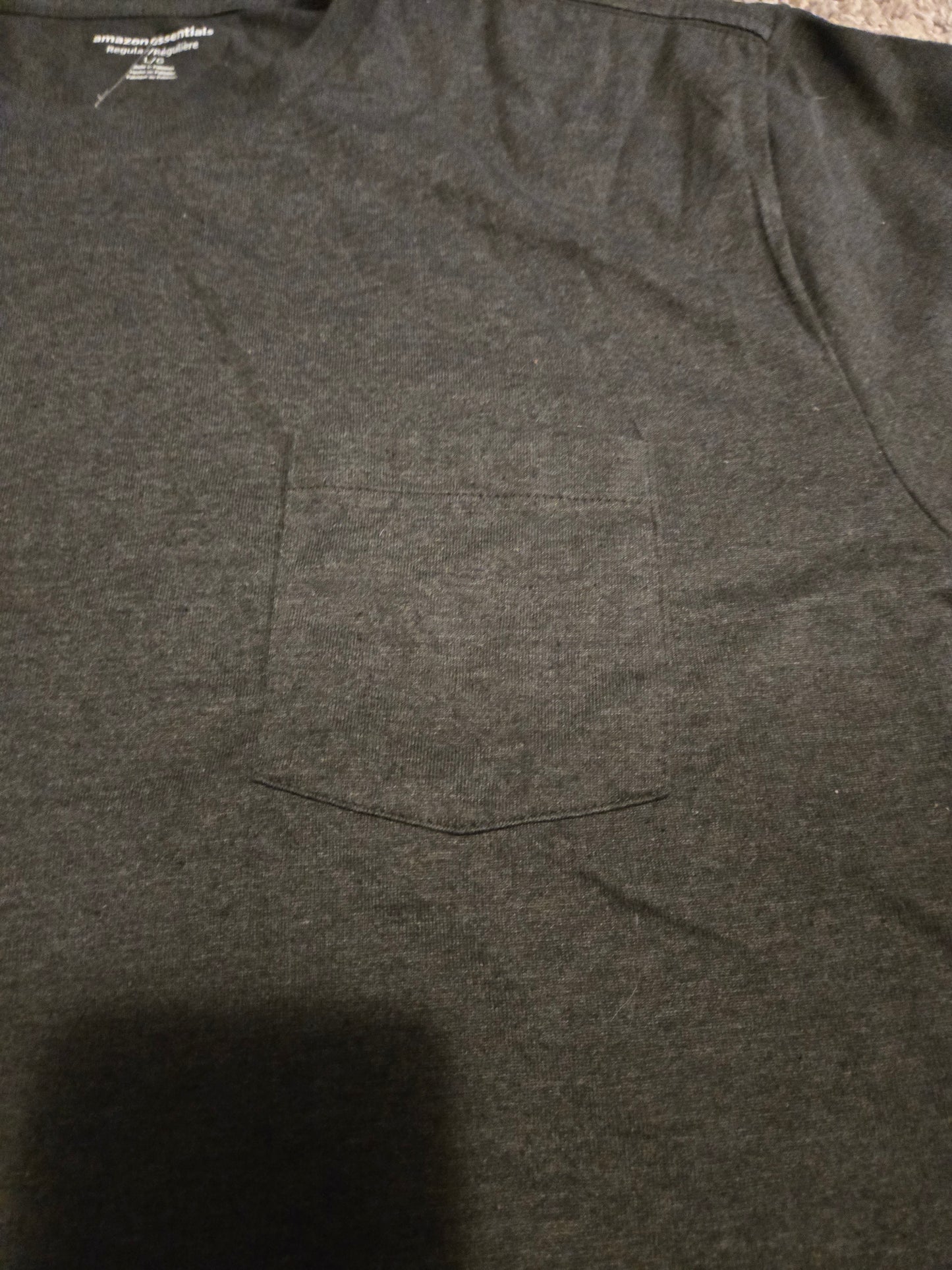 Amazon Essentials Short Sleeve Grey T Shirt